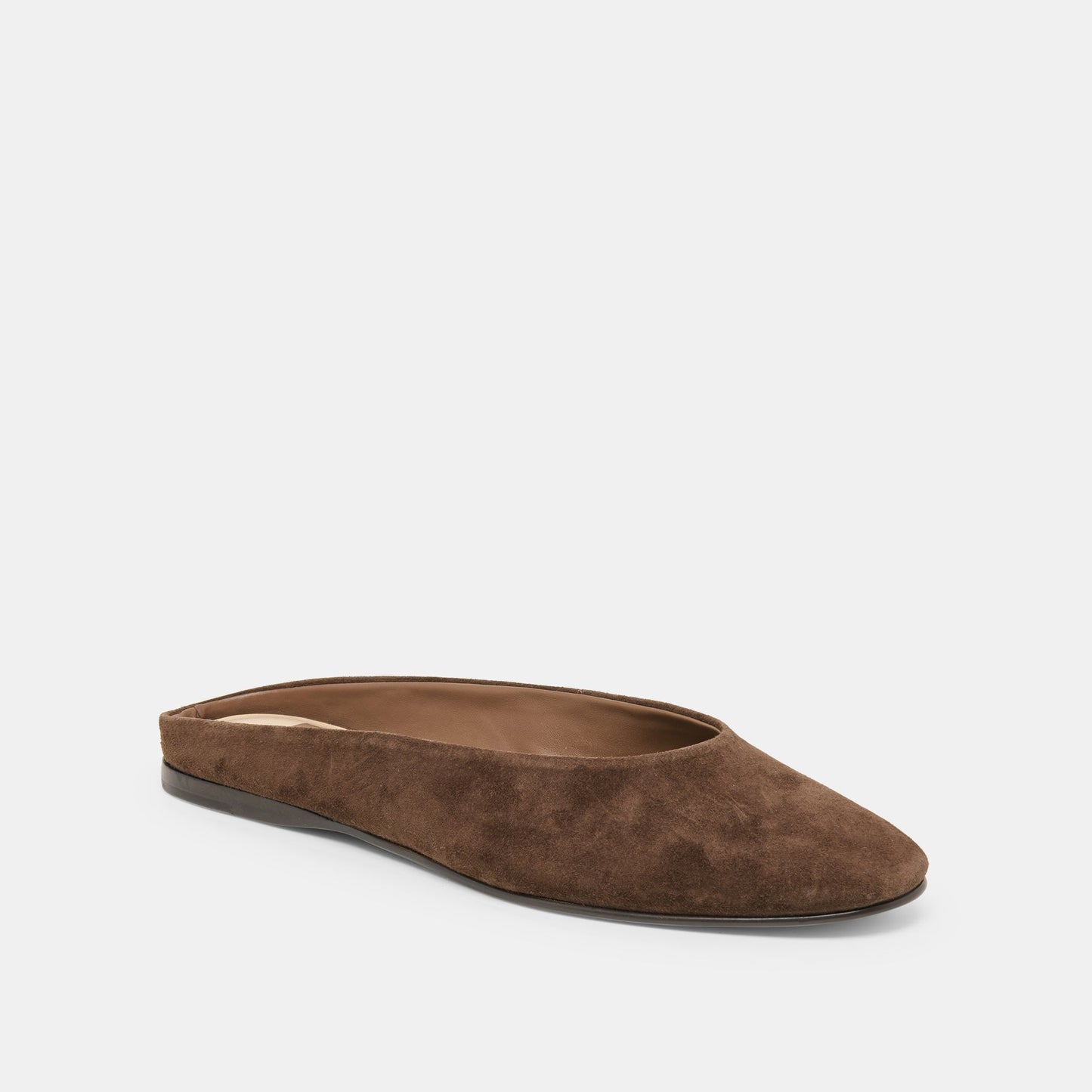 Eila Dk Brown Suede Flats Dolce Vita us