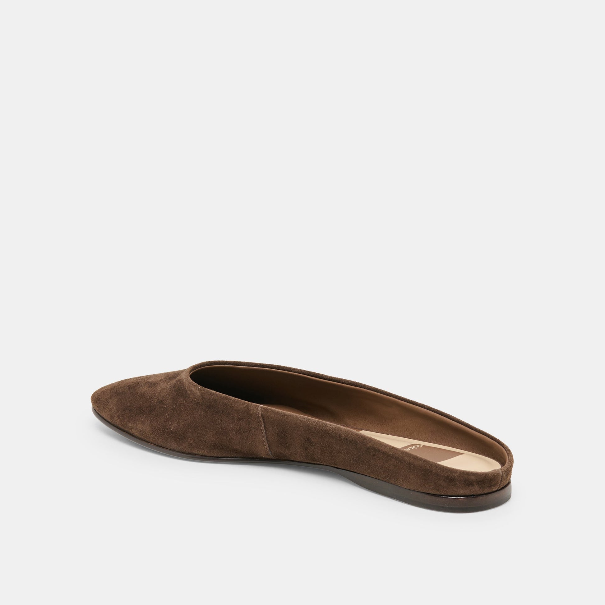 Eila Dk Brown Suede Flats Dolce Vita us