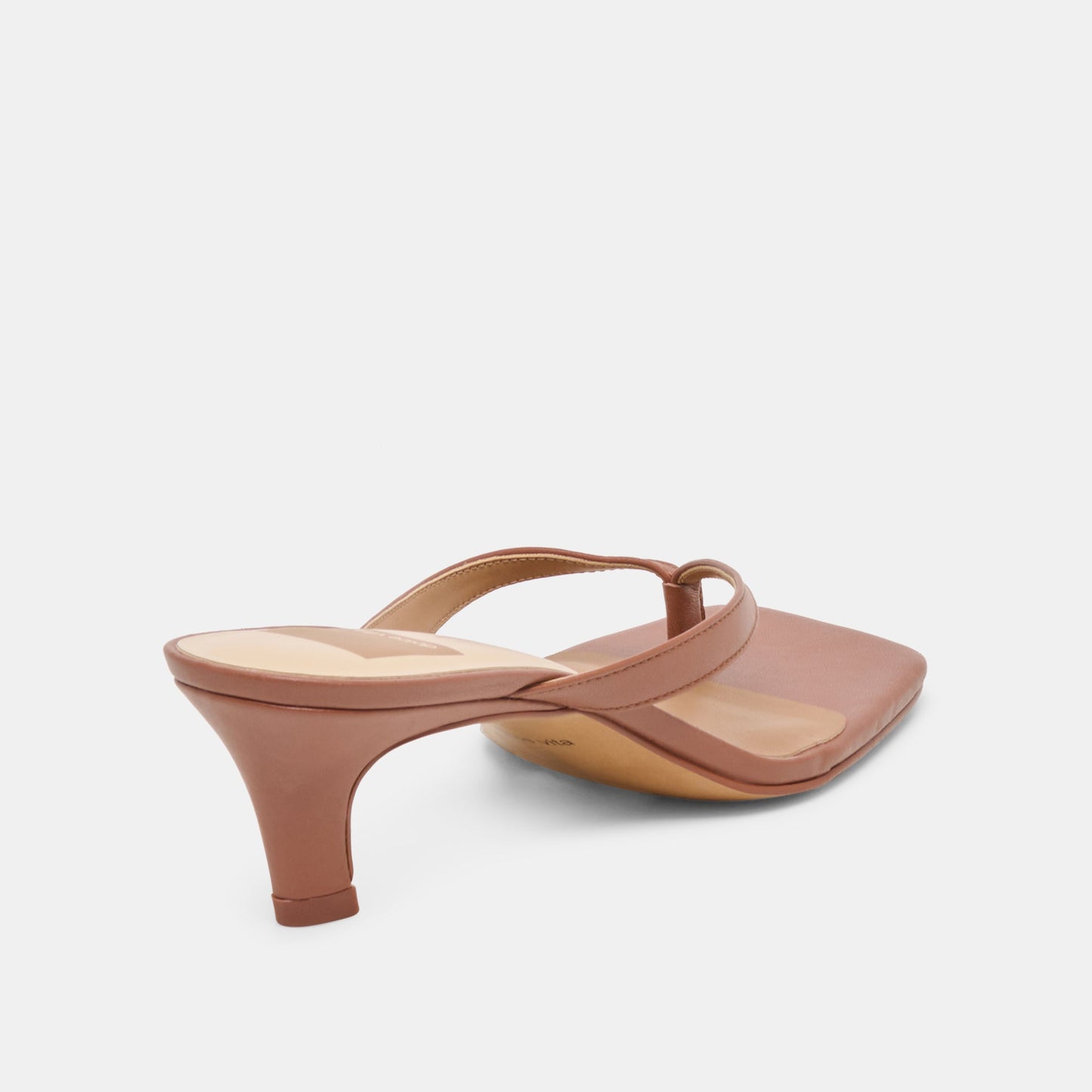 Ramia Cognac Leather Heels Dolce Vita New