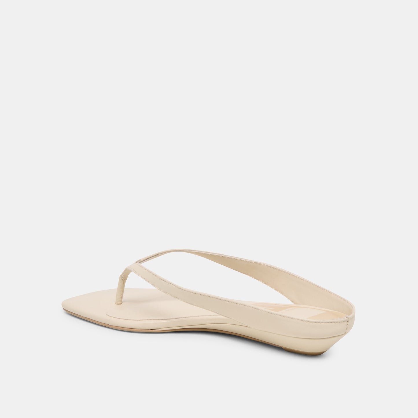 GIZEL Bone Leather Thong Square-Toe Sandals Dolce Vita Discount