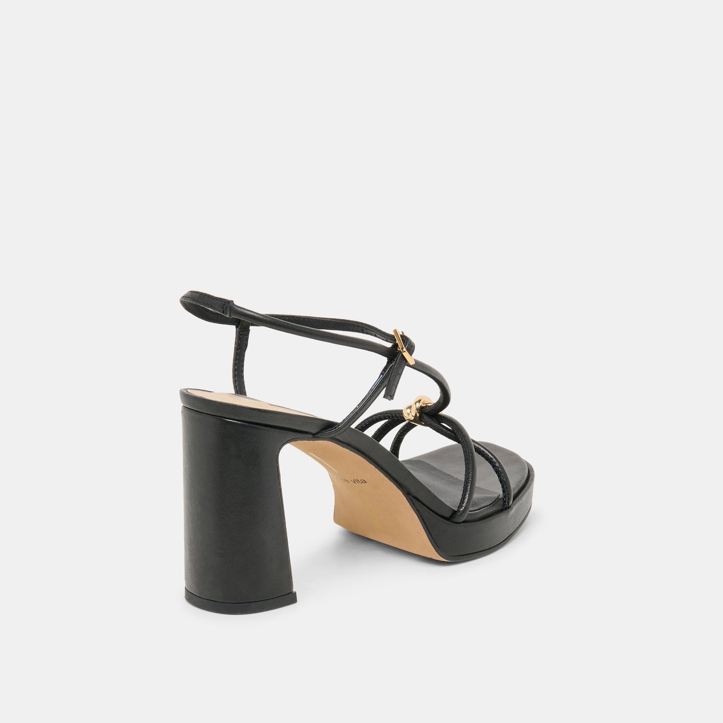 Odete Black Leather Heels Dolce Vita On sale