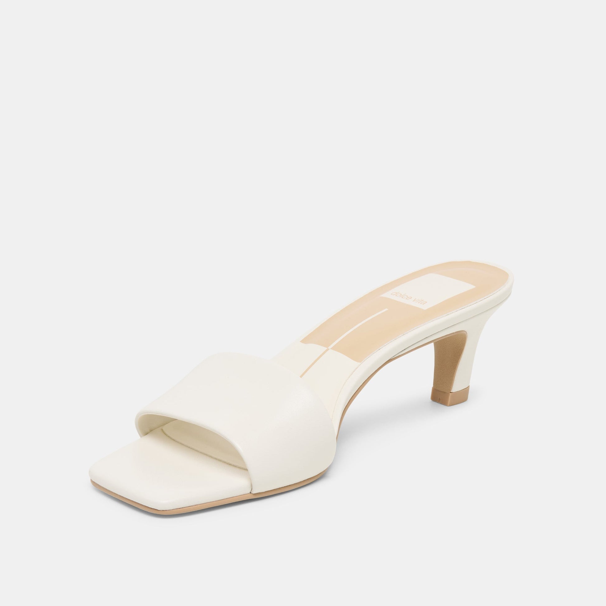Rexa True White Leather Heels Dolce Vita On sale