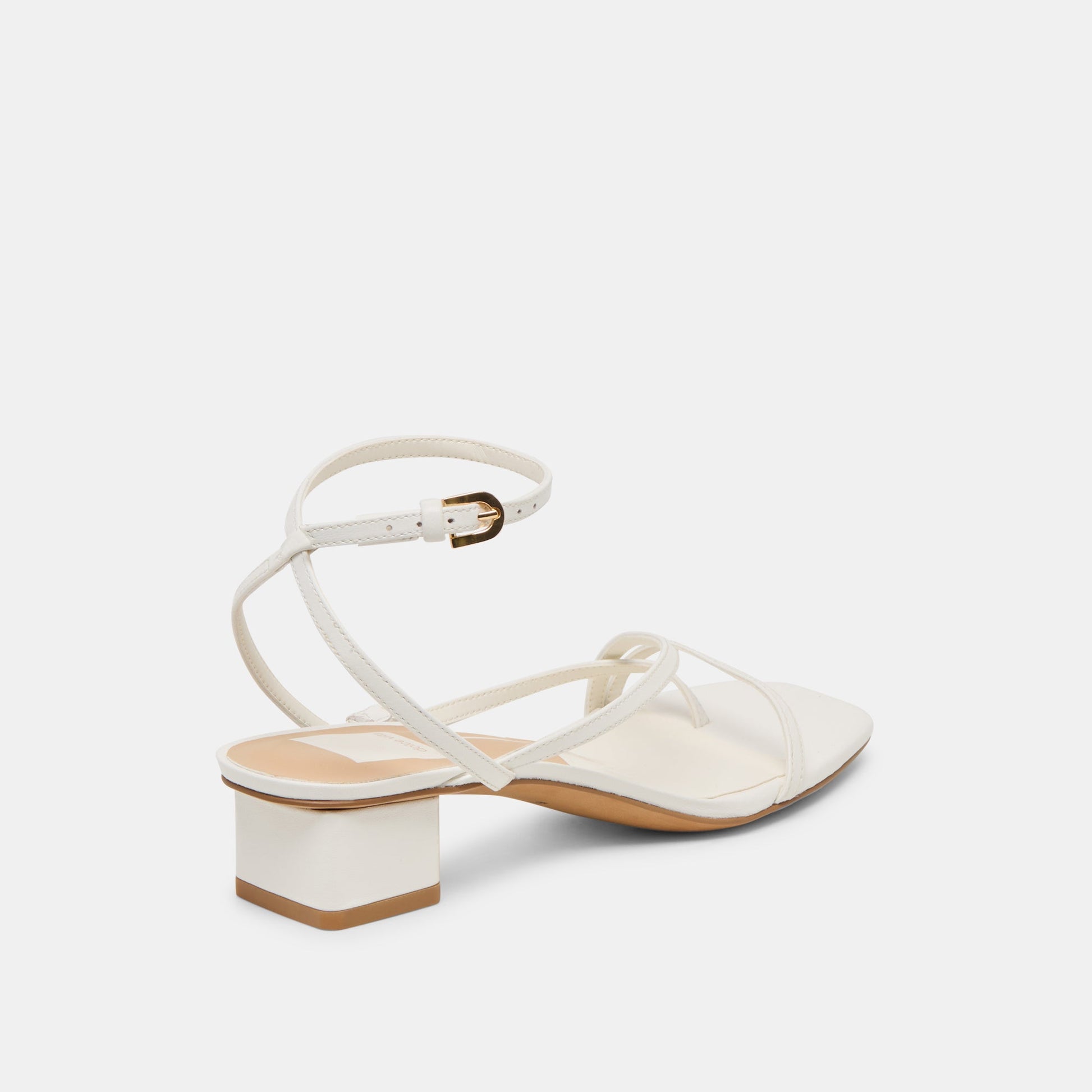 Karlos True White Leather Sandals Dolce Vita Sale