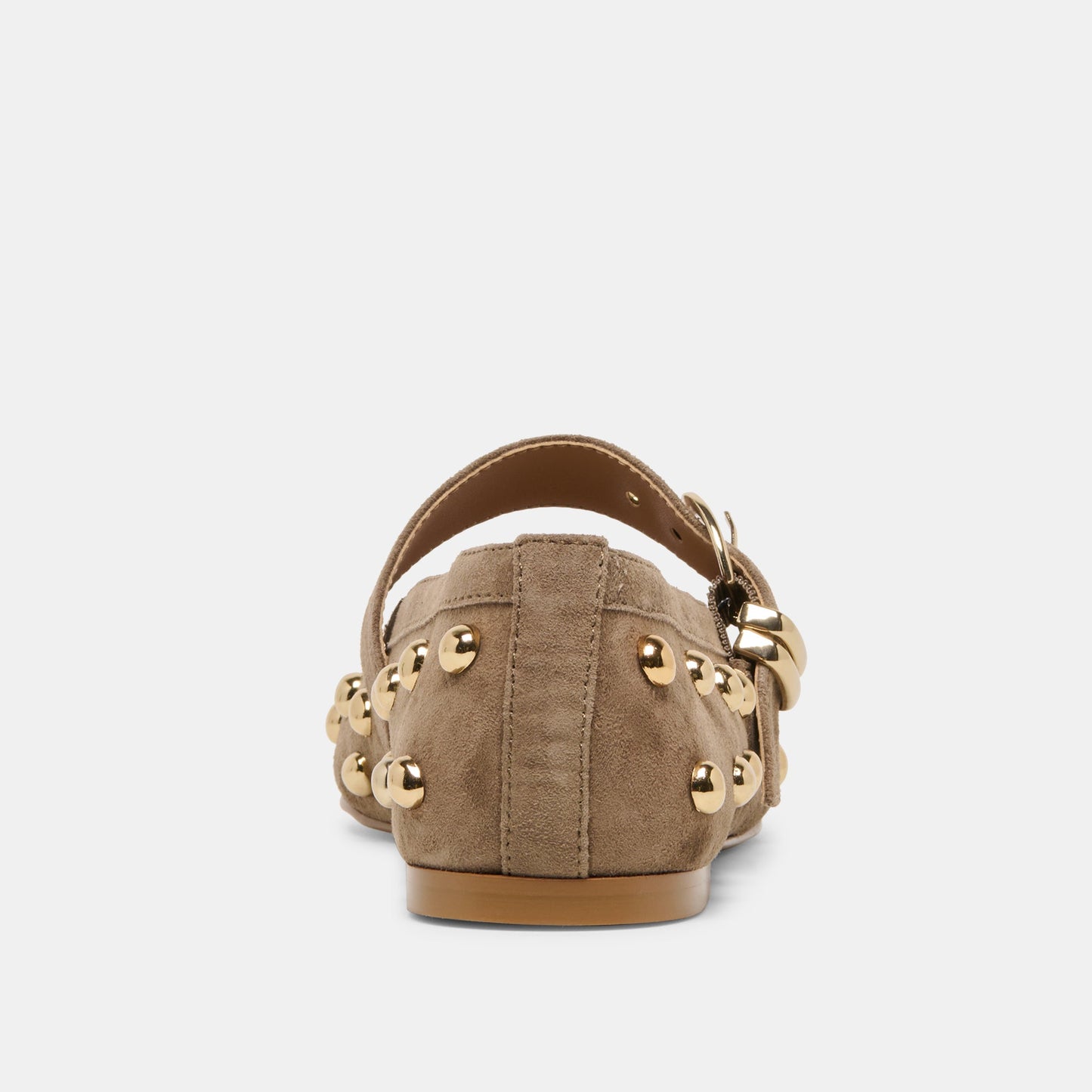 Mikel Stud Olive Suede Ballet Flats Dolce Vita Outlet