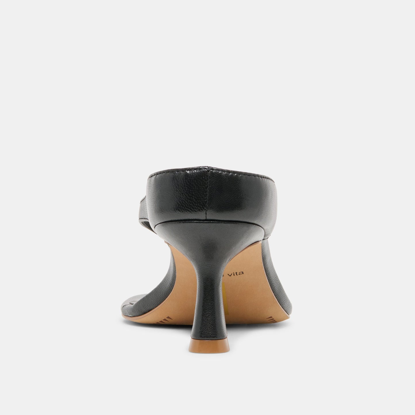 Doreen Black Leather Heels Dolce Vita On sale
