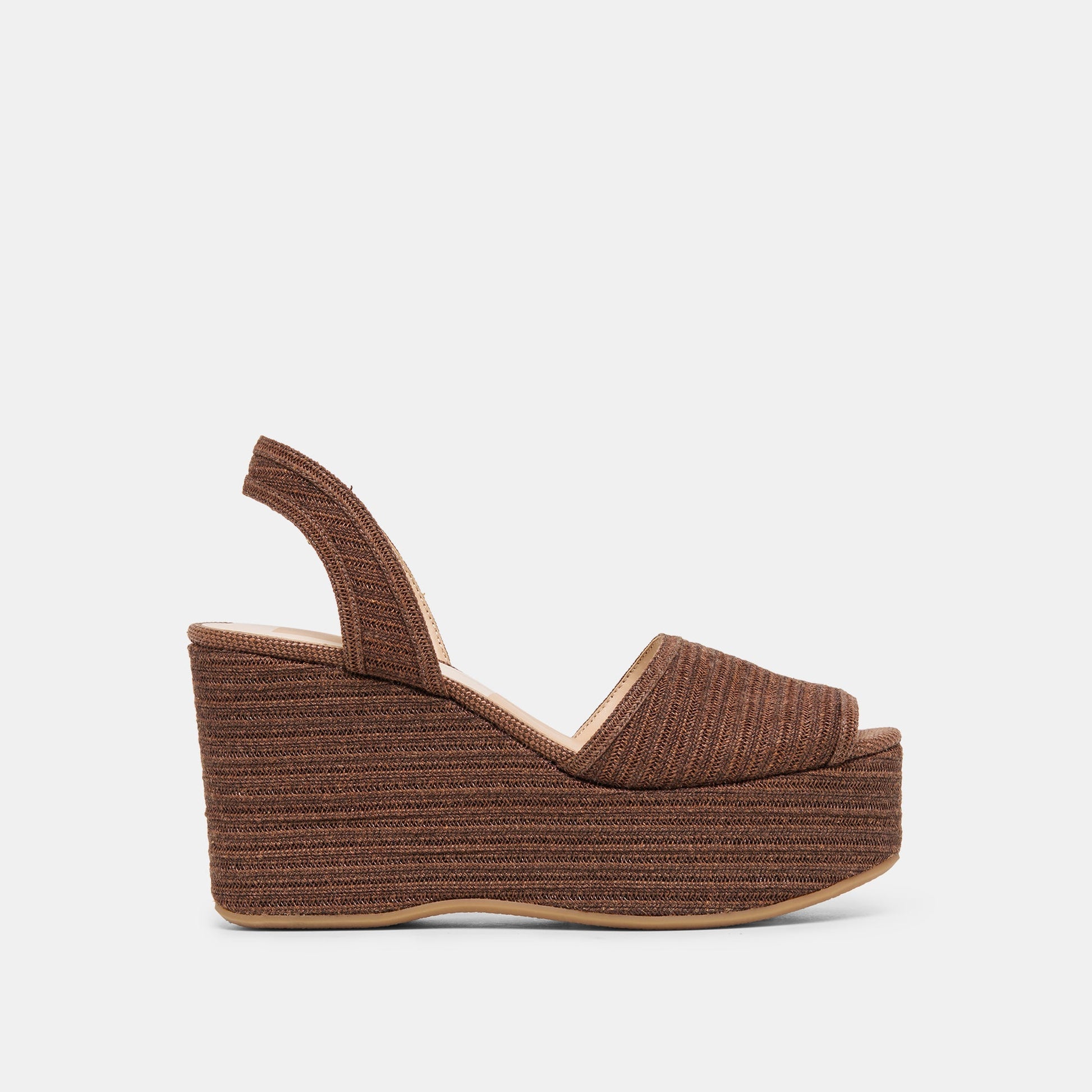 Akera Cocoa Raffia Wedges Dolce Vita Discount