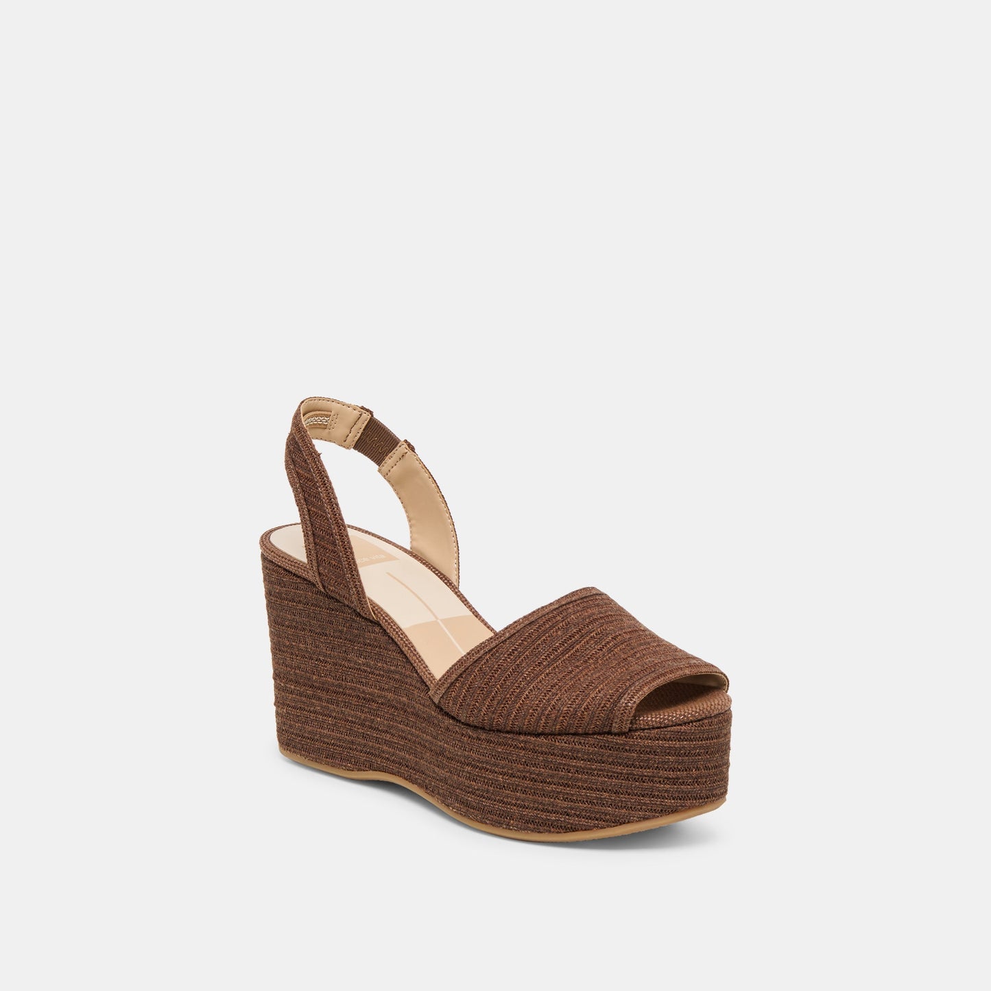Akera Cocoa Raffia Wedges Dolce Vita Discount