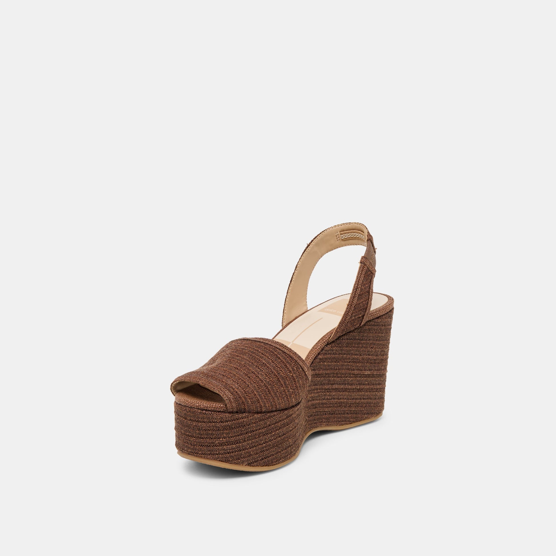Akera Cocoa Raffia Wedges Dolce Vita Discount
