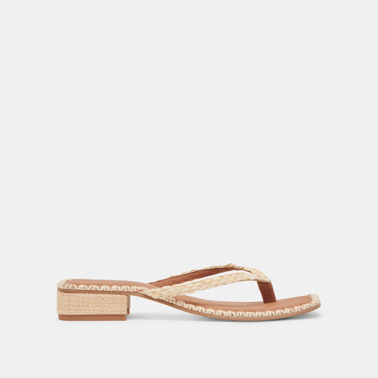 BARTY SANDALS LT NATURAL RAFFIA
 – Dolce Vita Dolce Vita On sale