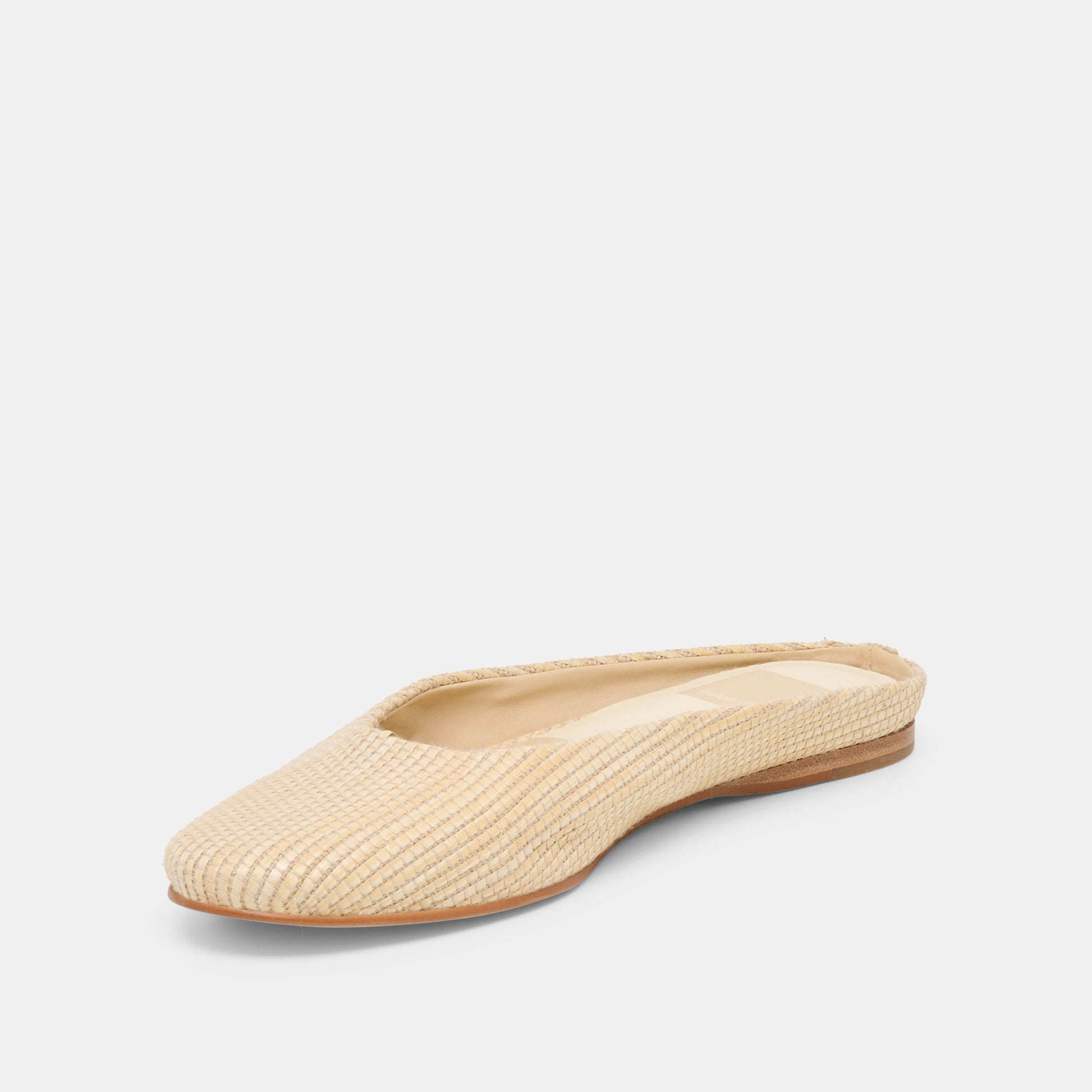 Eila Lt Natural Raffia Flats Dolce Vita us