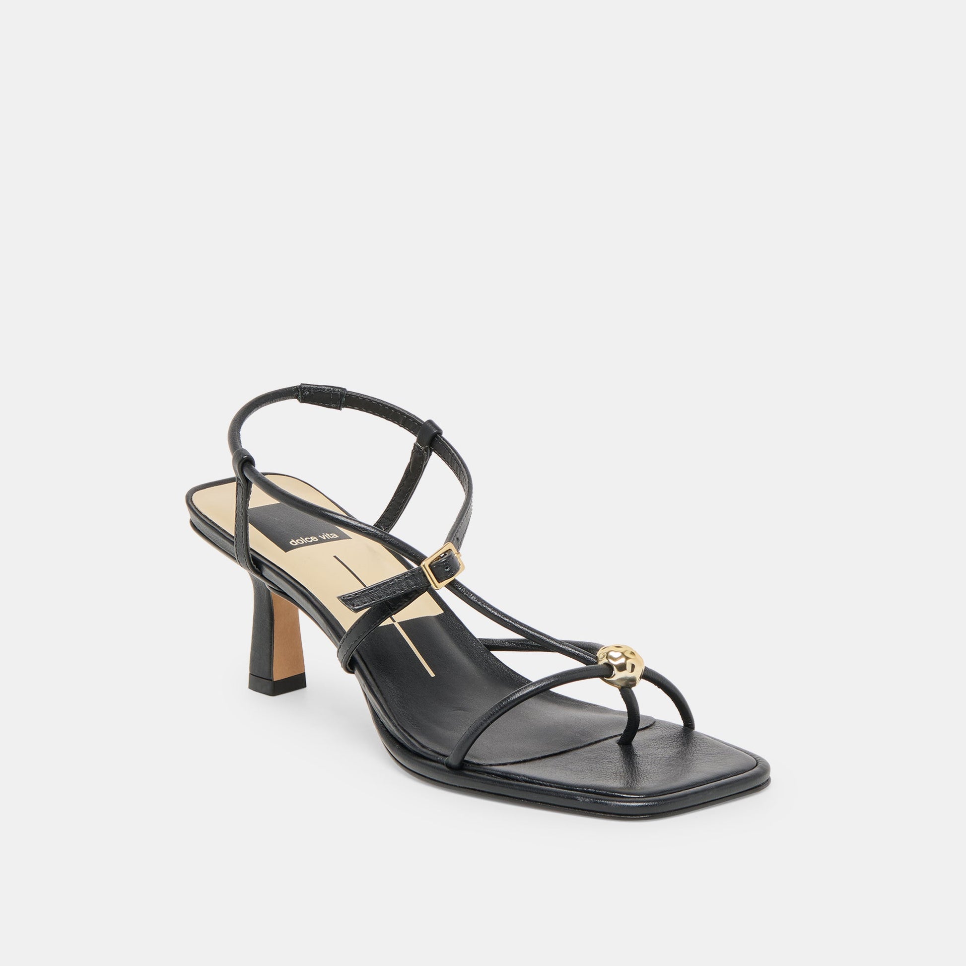 Mylee Black Leather Heels Dolce Vita Online