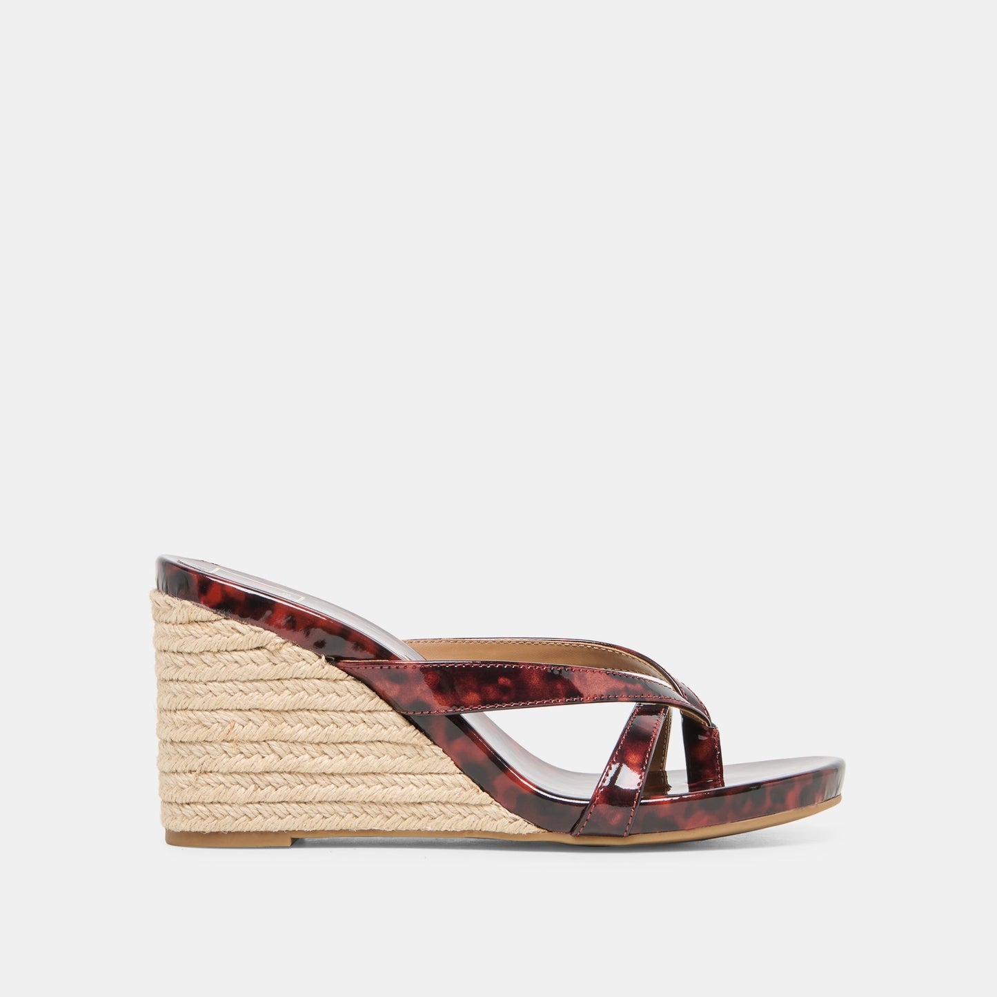 Helan Espadrille Tortoise Patent Leather Wedges Dolce Vita Online