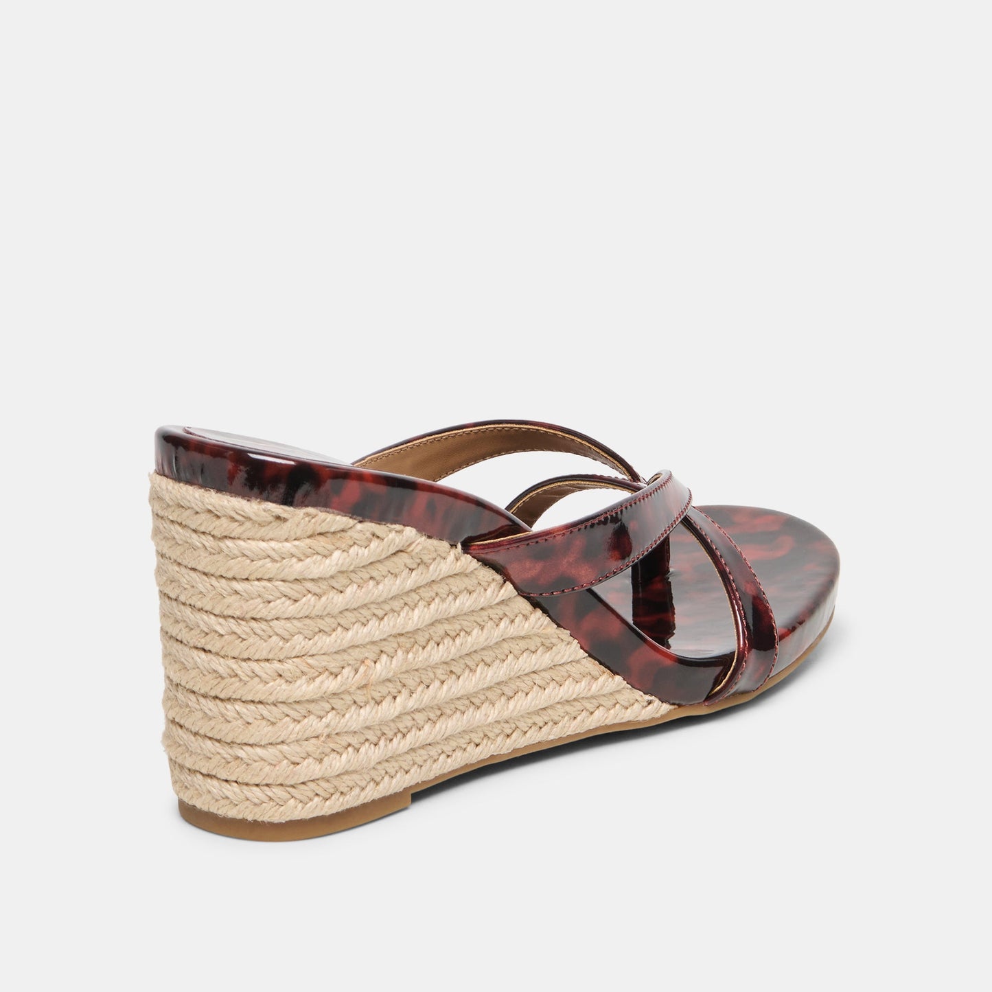 Helan Espadrille Tortoise Patent Leather Wedges Dolce Vita Online