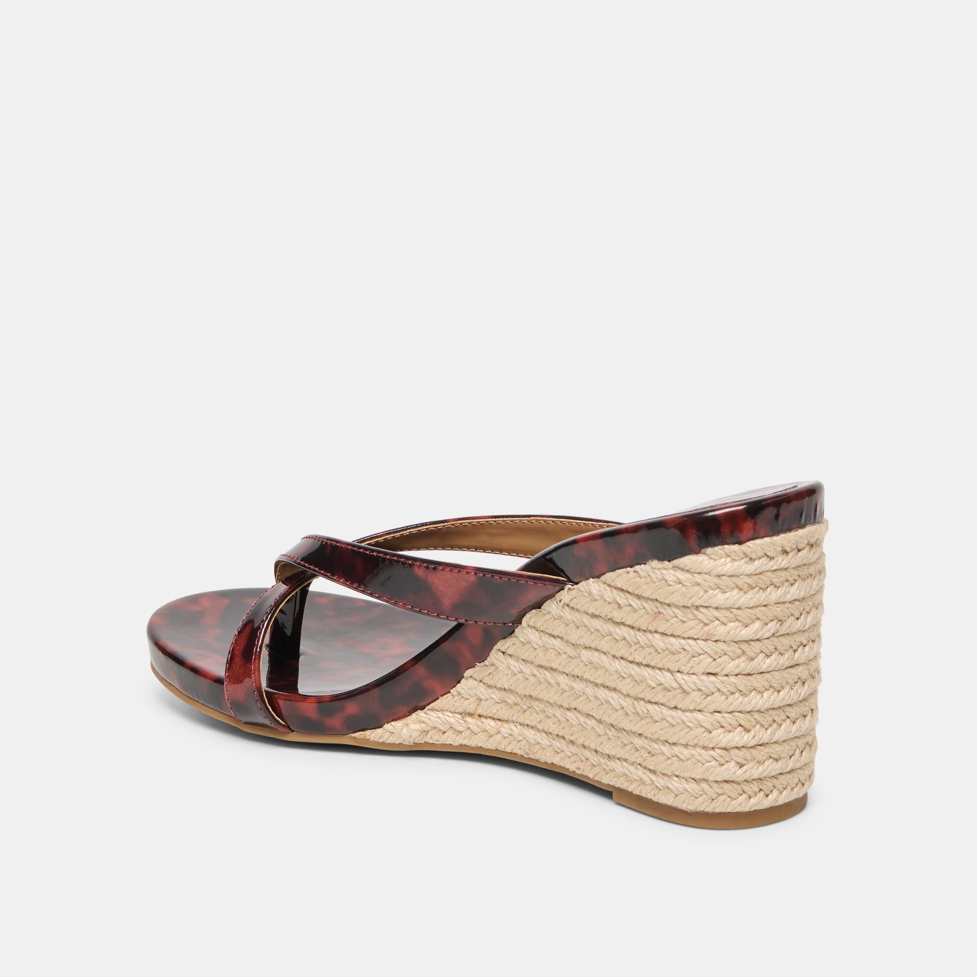 Helan Espadrille Tortoise Patent Leather Wedges Dolce Vita Online