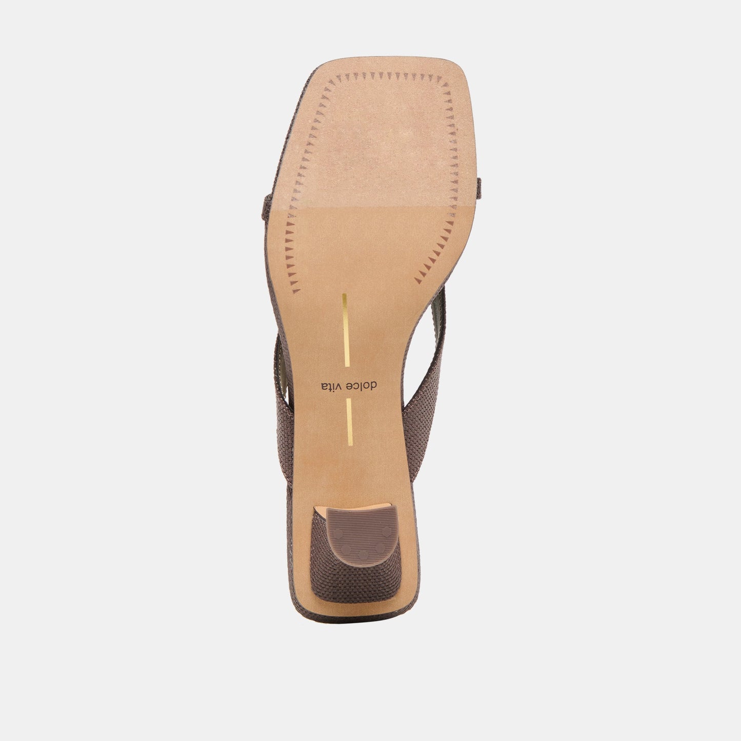Brevel Chocolate Raffia Heels Dolce Vita Sale