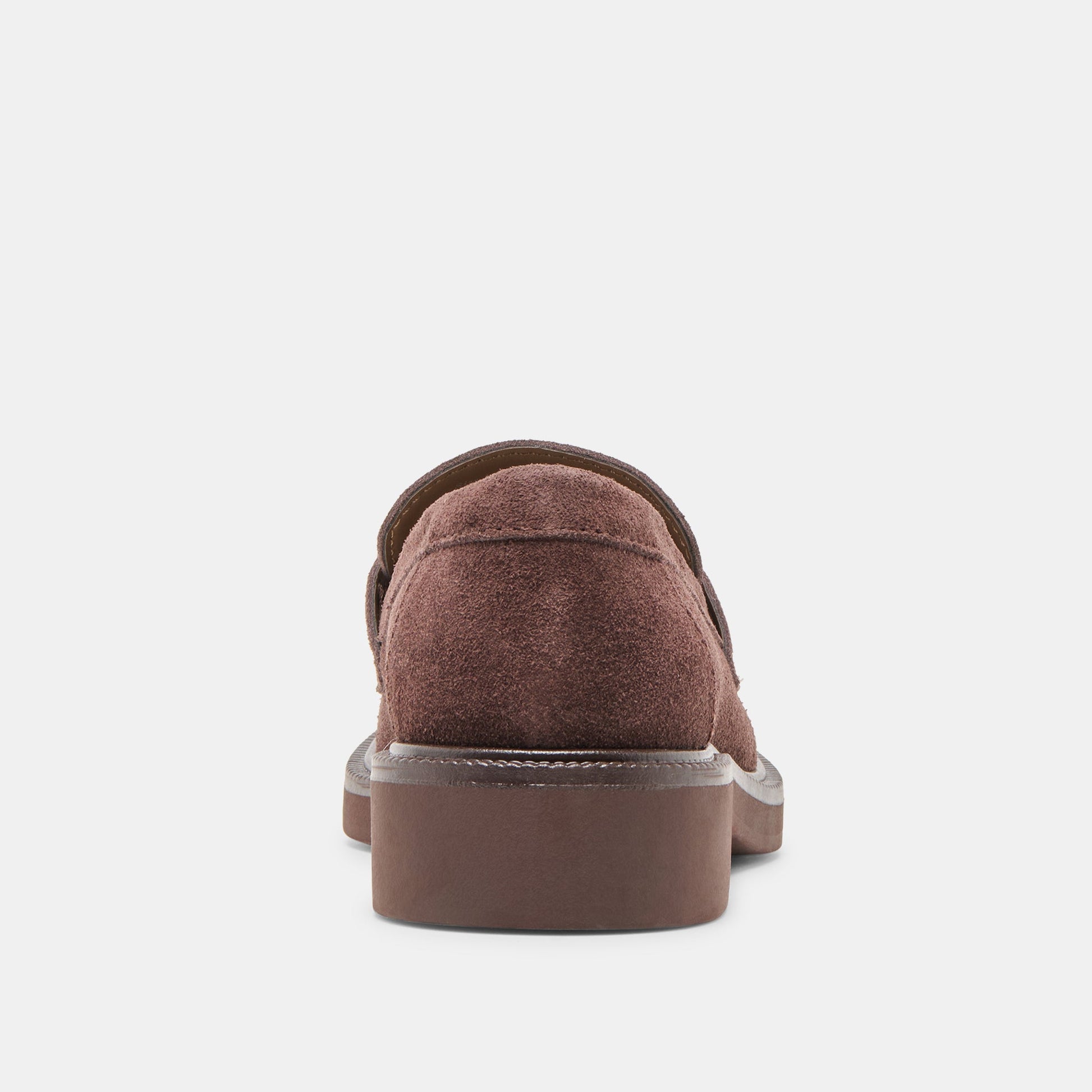 Tiggy Mahogany Suede Loafers Dolce Vita For sale