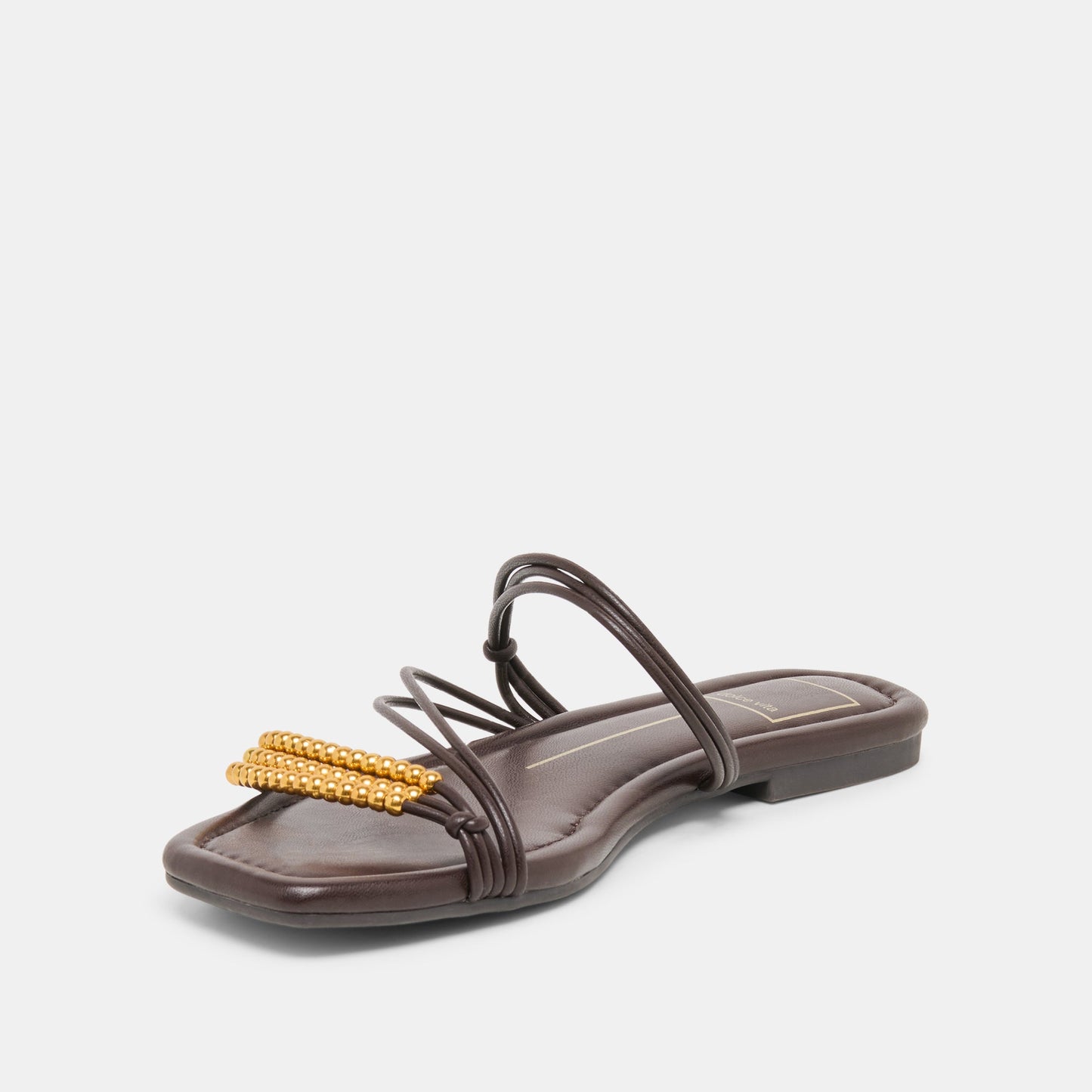 LYNDEE BEAD Espresso Stella Strappy Open-Toe Sandals Dolce Vita us