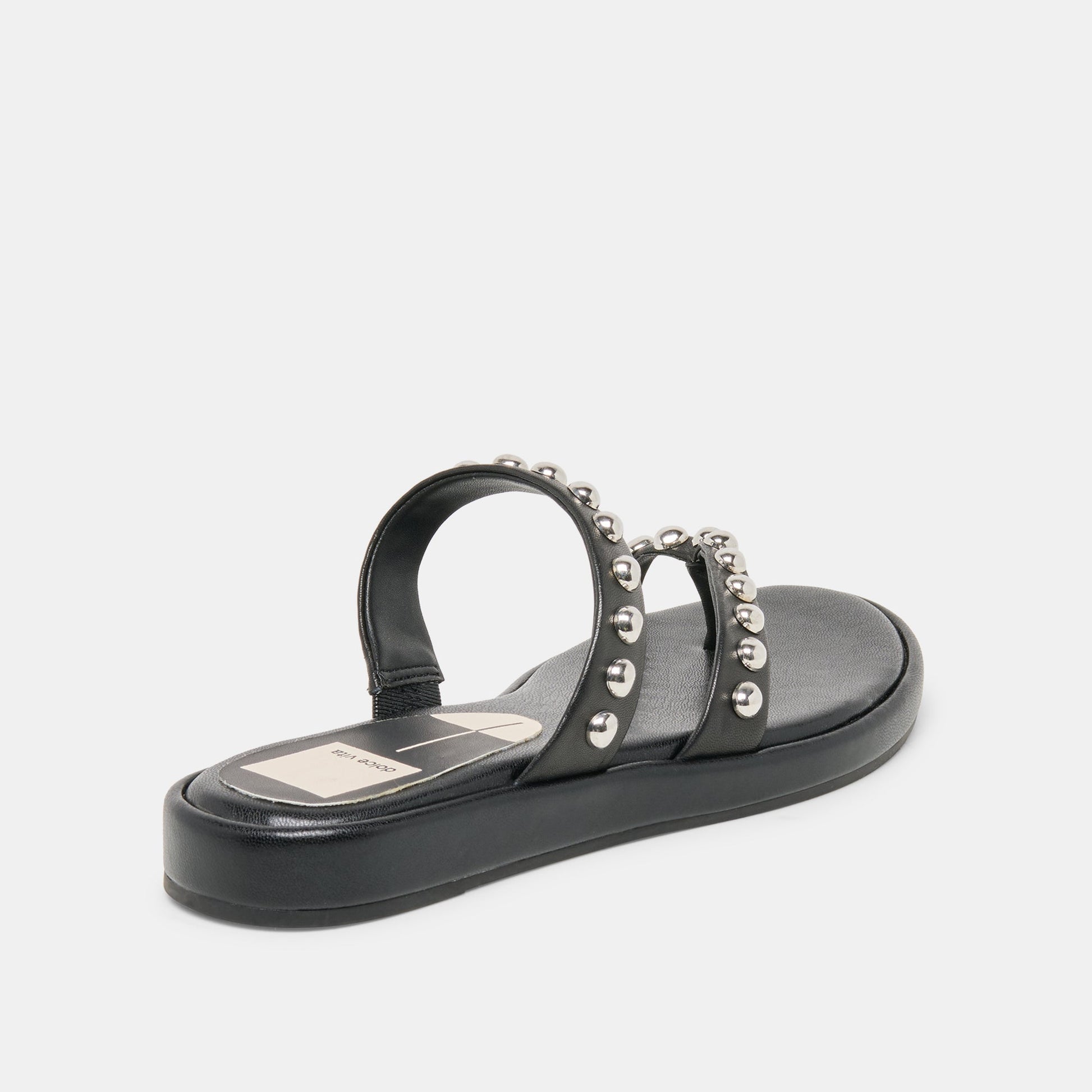 Amary Stud Black Leather Sandals Dolce Vita New