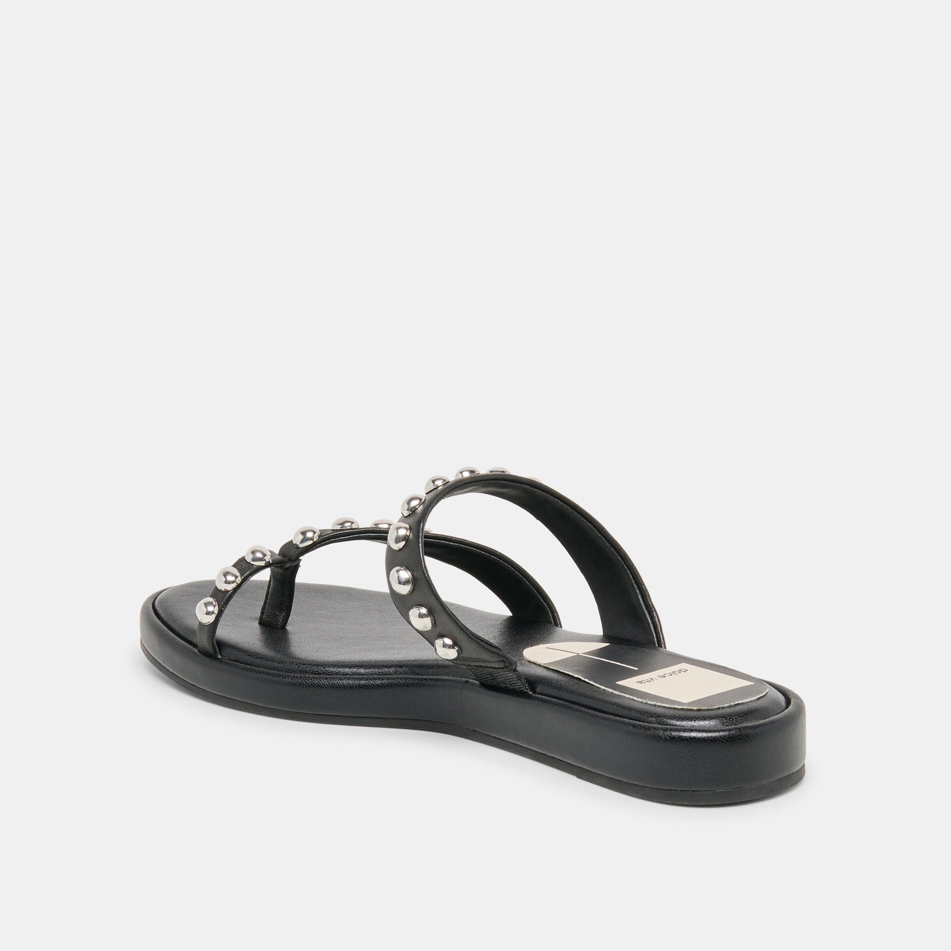 Amary Stud Black Leather Sandals Dolce Vita New