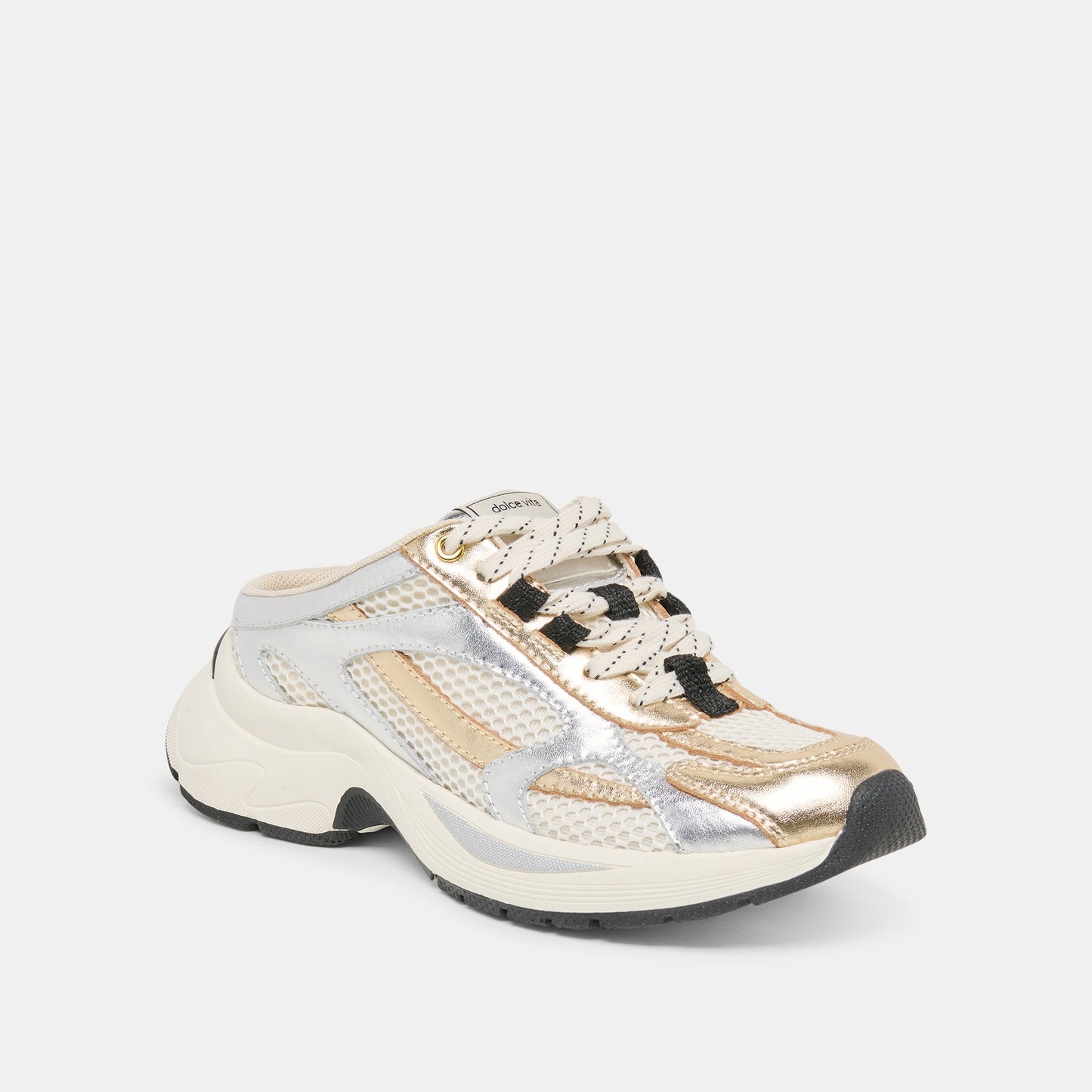 SWAYZY Metallic Multi Leather Platform Slip-on Sneakers Dolce Vita Discount