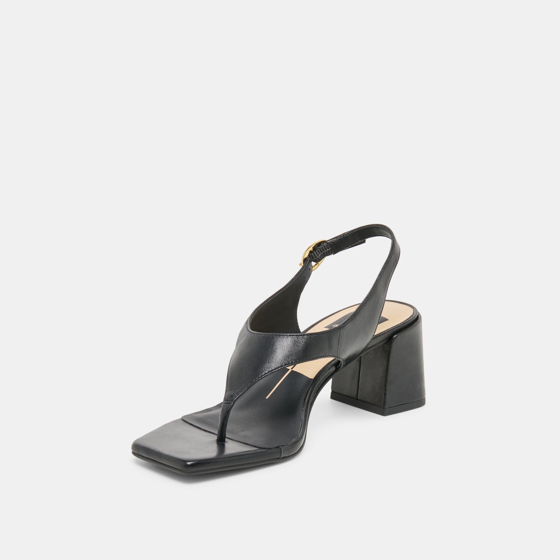 Yves Black Leather Heels Dolce Vita Online