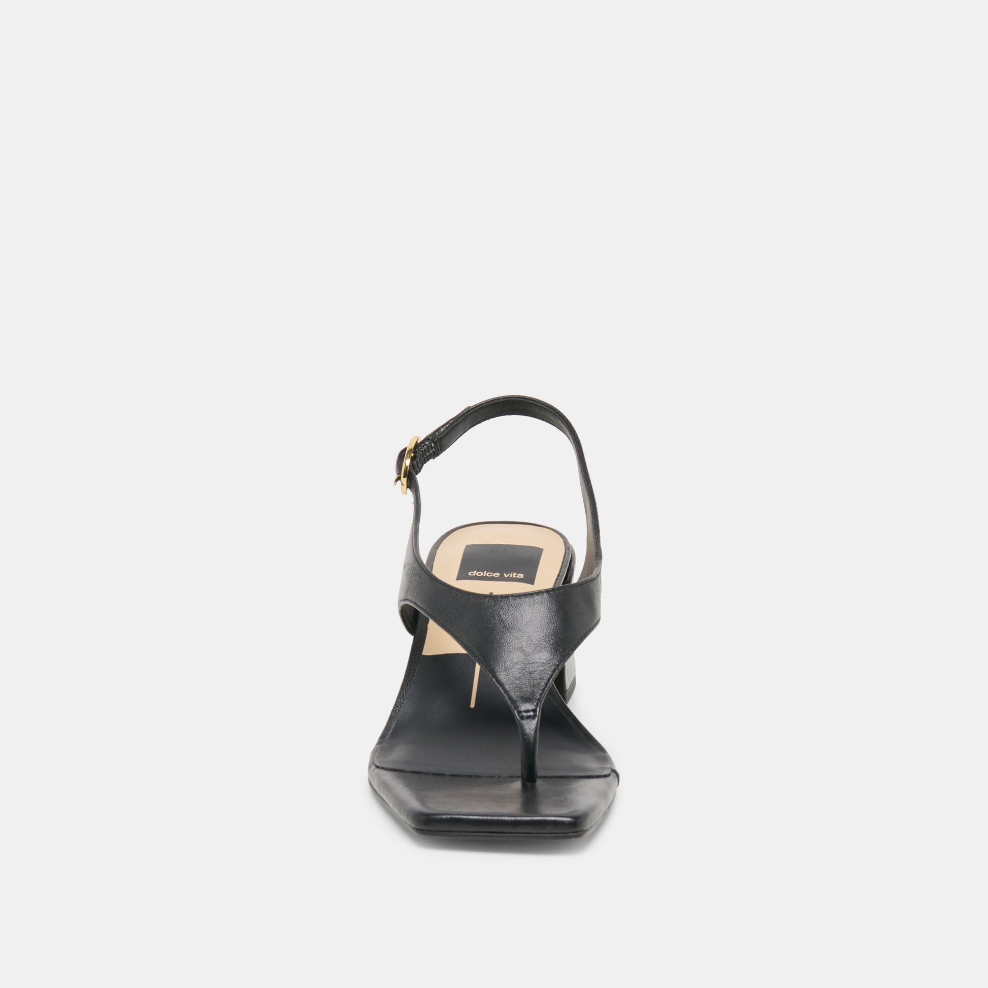 Yves Black Leather Heels Dolce Vita Online