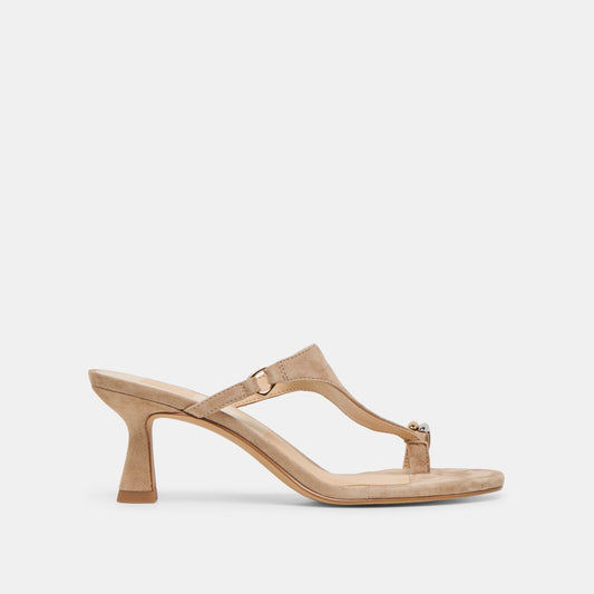 Derrel Camel Suede Heels Dolce Vita Sale