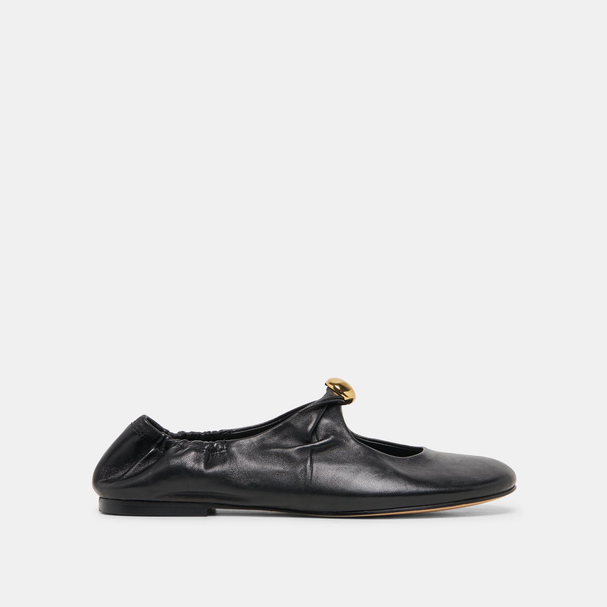 Cornel Black Leather Flats Dolce Vita Outlet