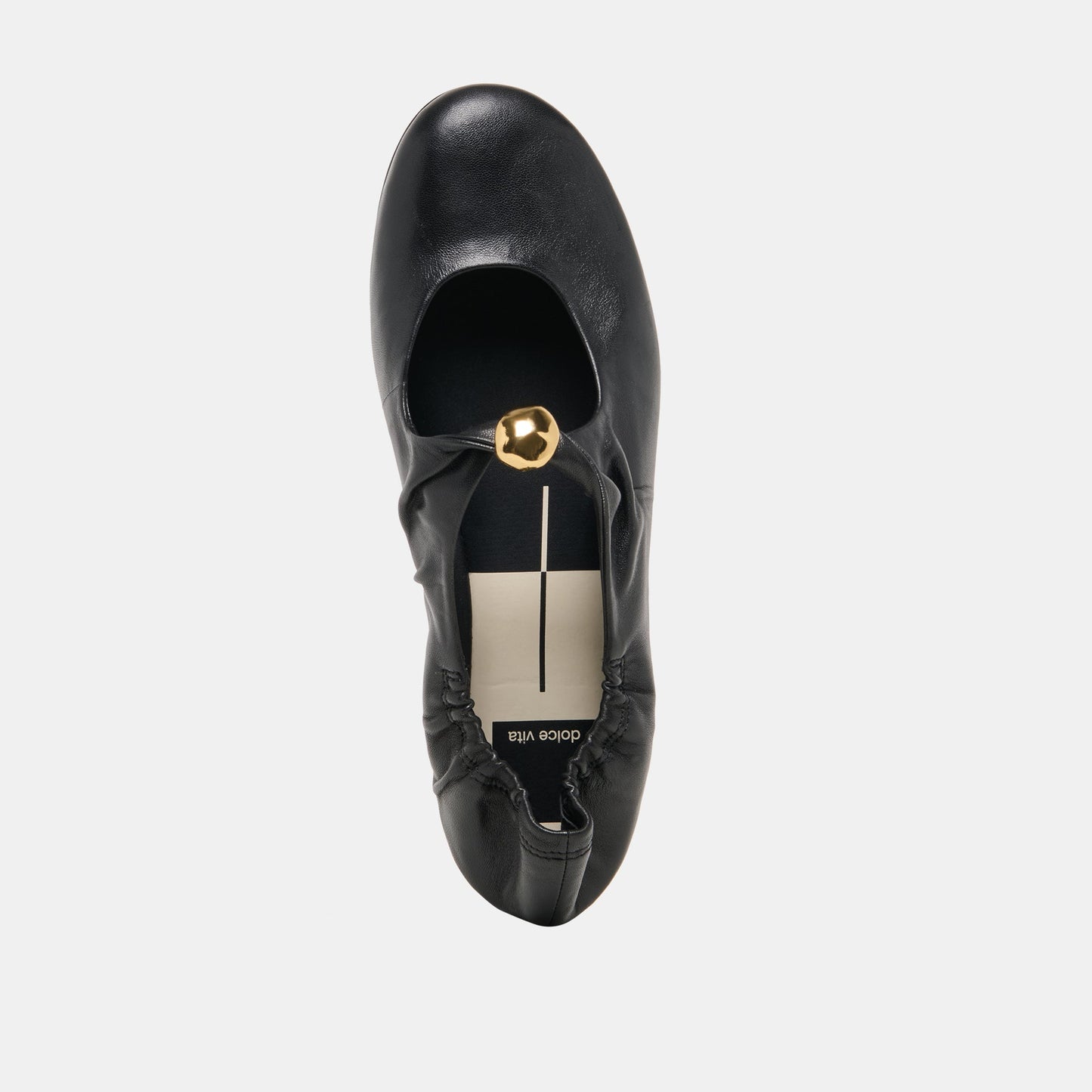 Cornel Black Leather Flats Dolce Vita Outlet