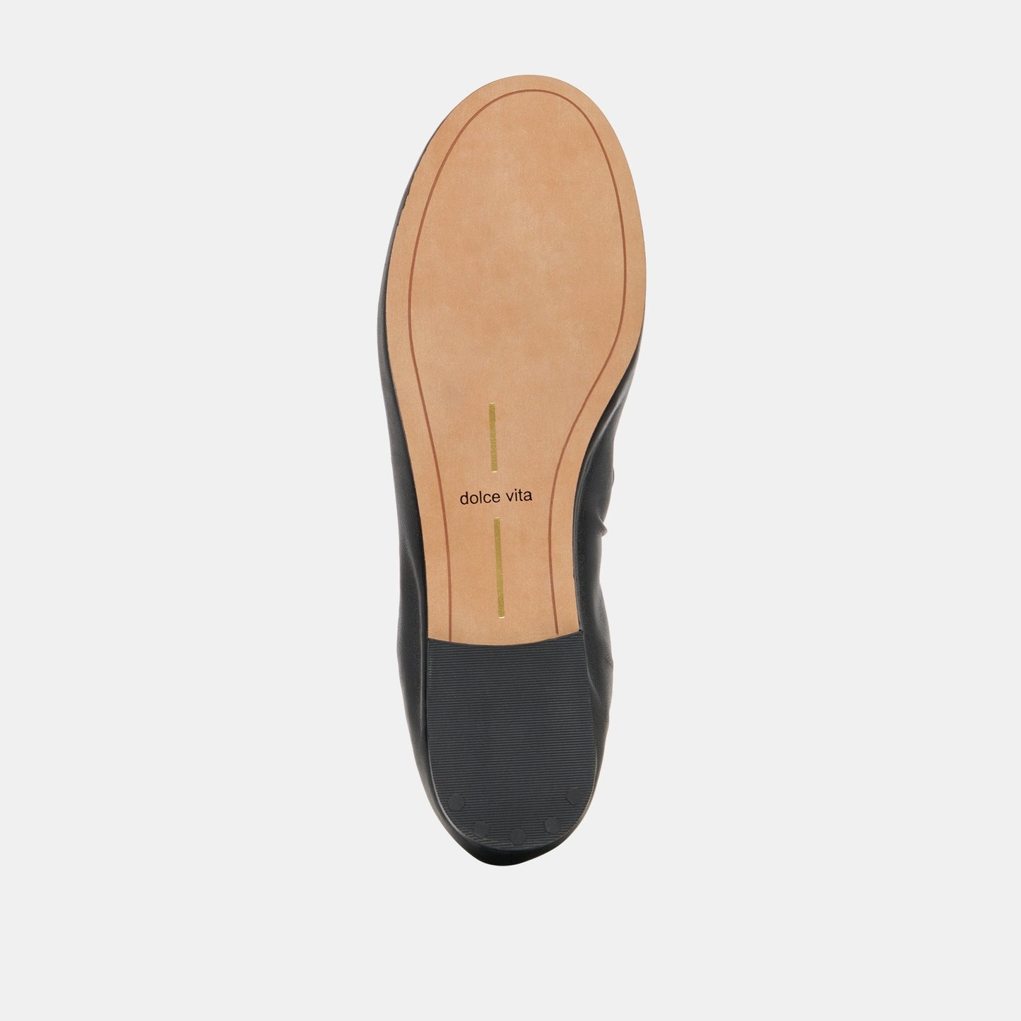 Cornel Black Leather Flats Dolce Vita Outlet