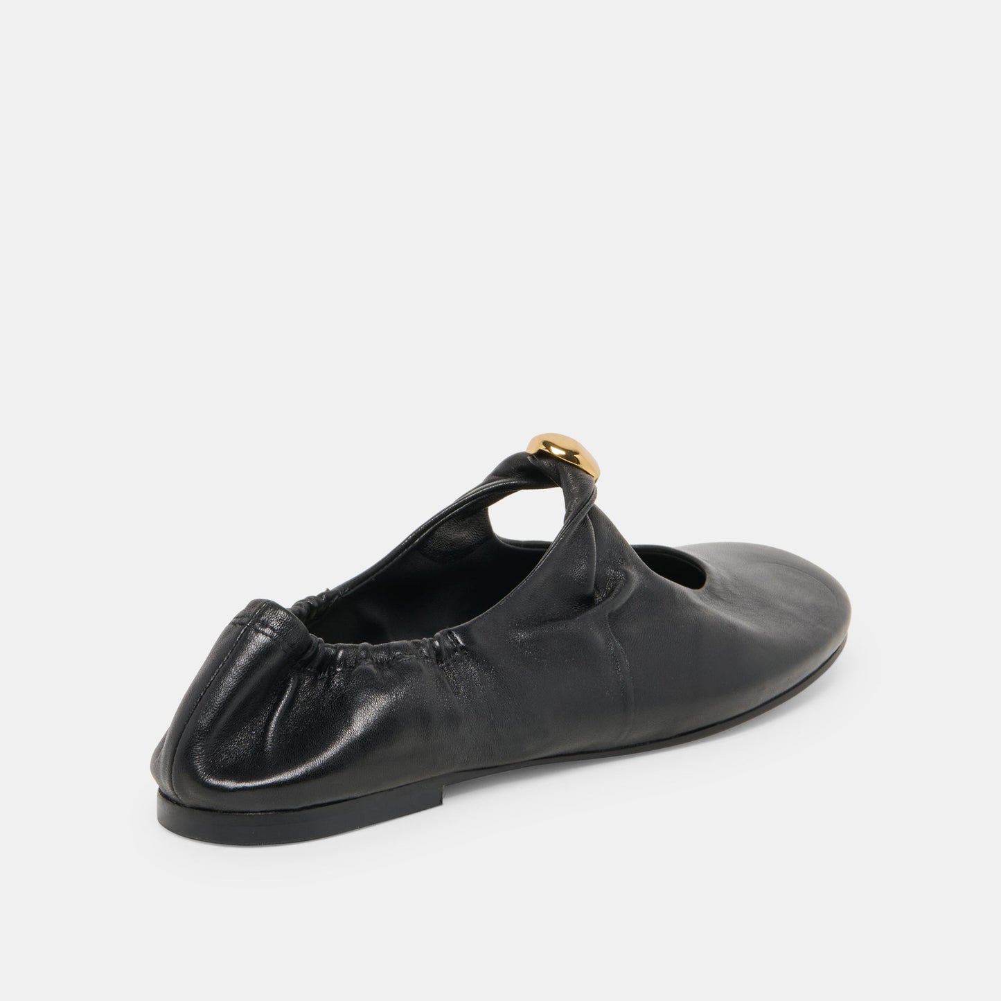 Cornel Black Leather Flats Dolce Vita Outlet