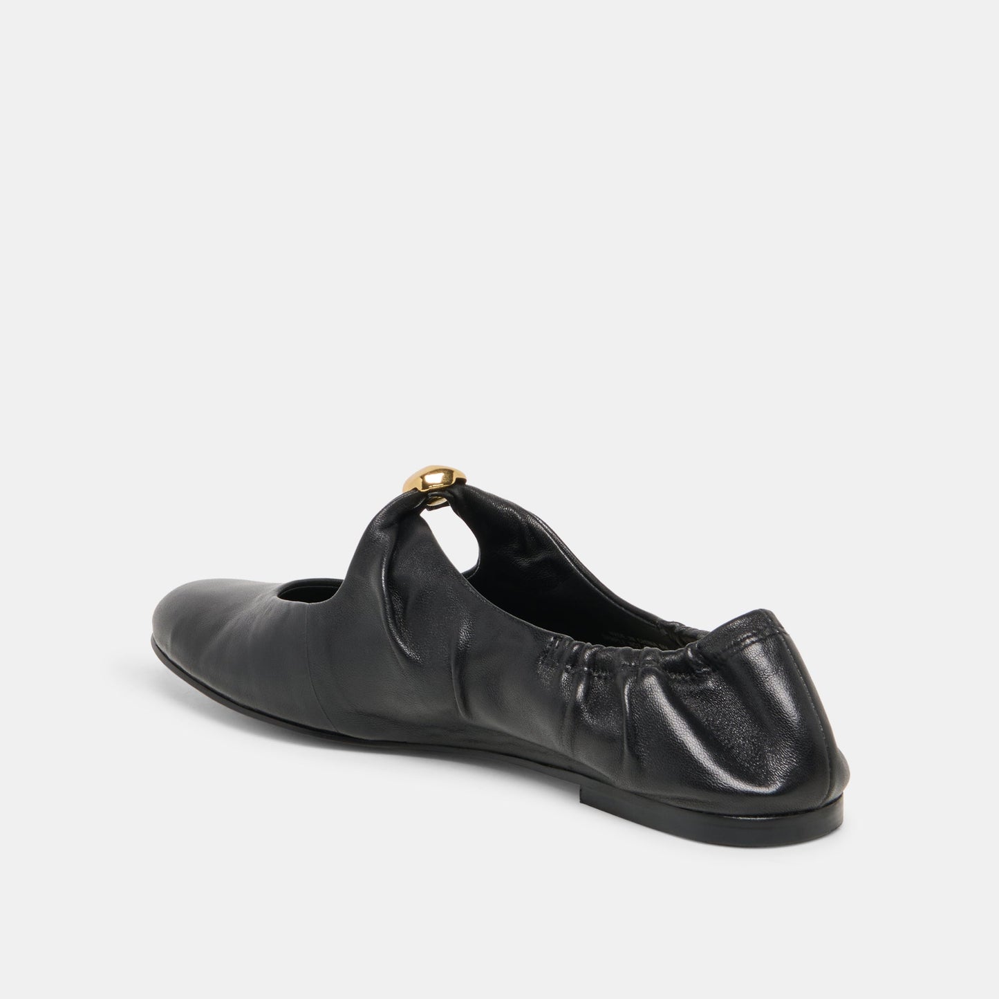 Cornel Black Leather Flats Dolce Vita Outlet