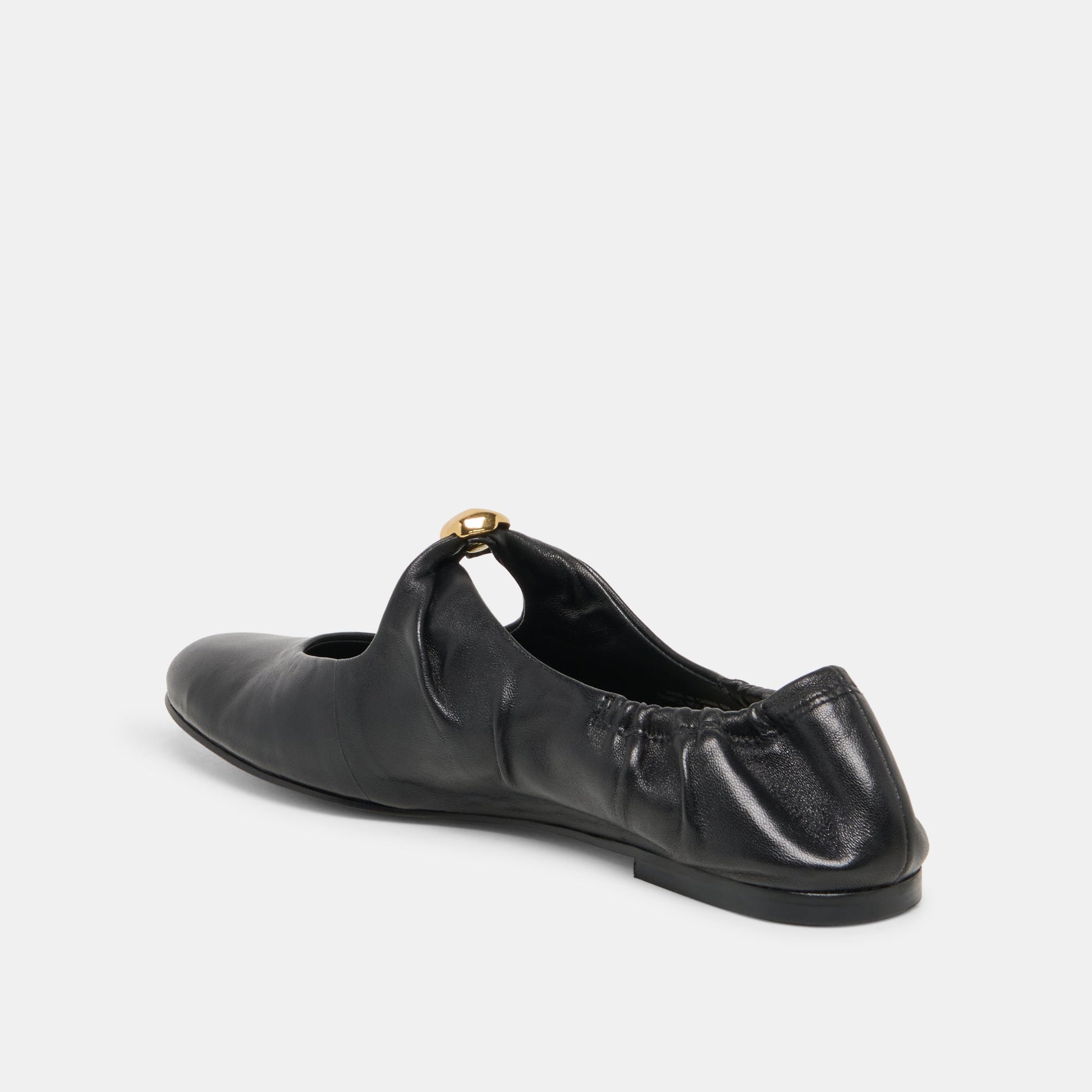 Cornel Black Leather Flats Dolce Vita Outlet
