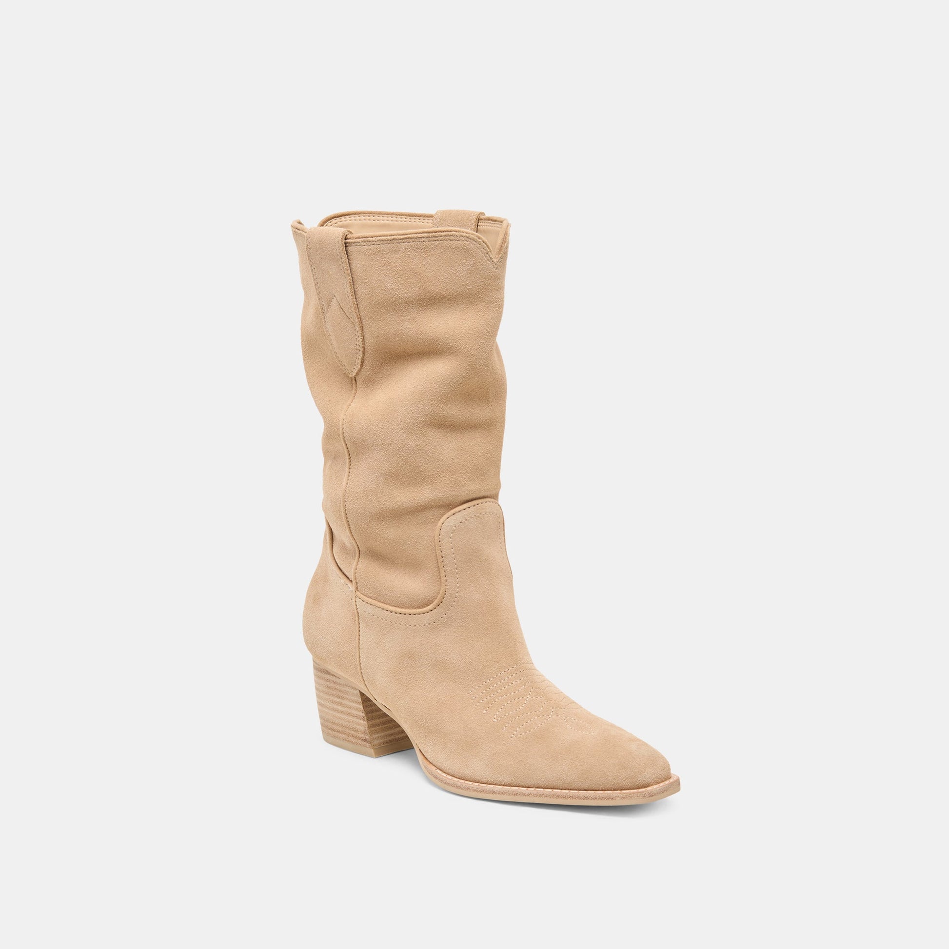 Vergil Camel Suede Boots Dolce Vita On sale