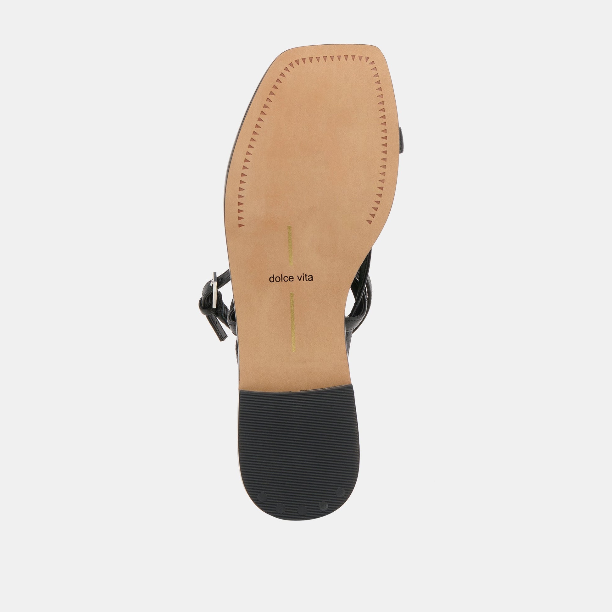Tyrice Black Leather Sandals Dolce Vita New