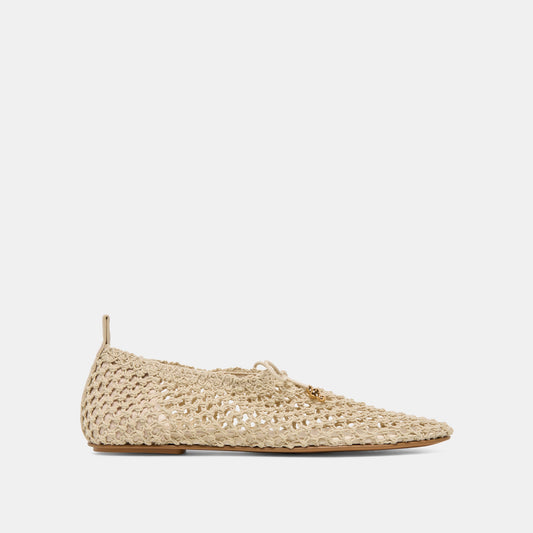 Kaylyn Oatmeal Crochet Flats Dolce Vita Sale