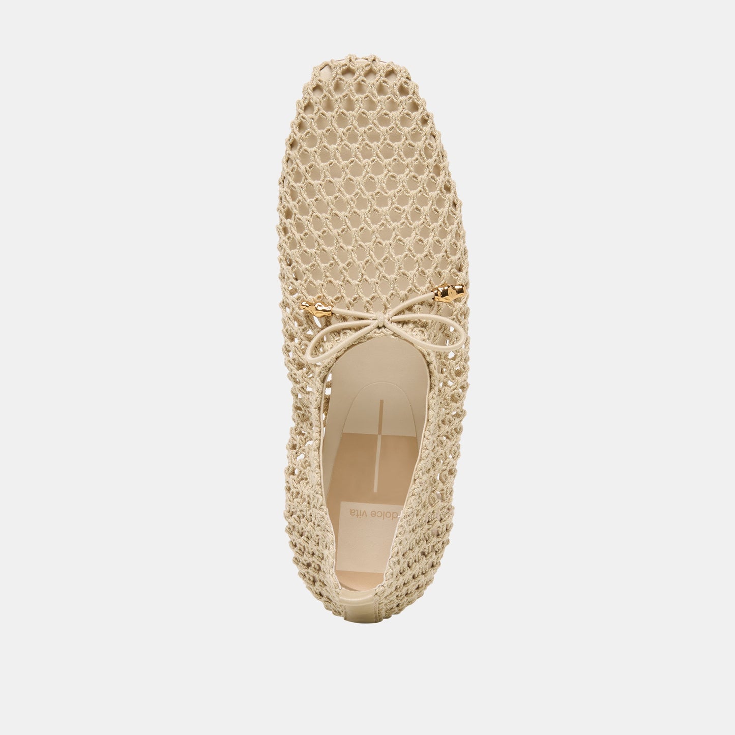 Kaylyn Oatmeal Crochet Flats Dolce Vita Sale