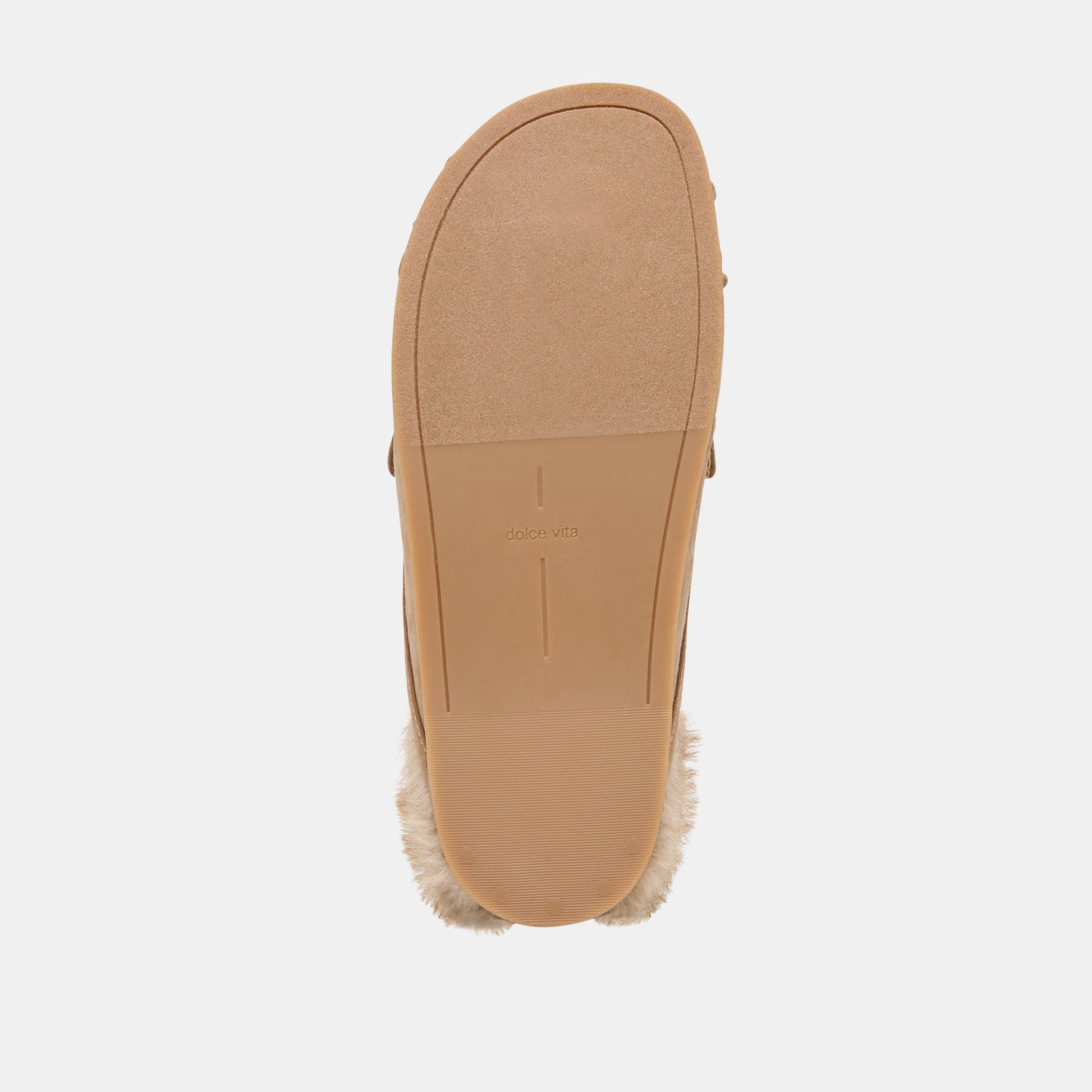 Jodero Plush Mushroom Suede Flats Dolce Vita On sale
