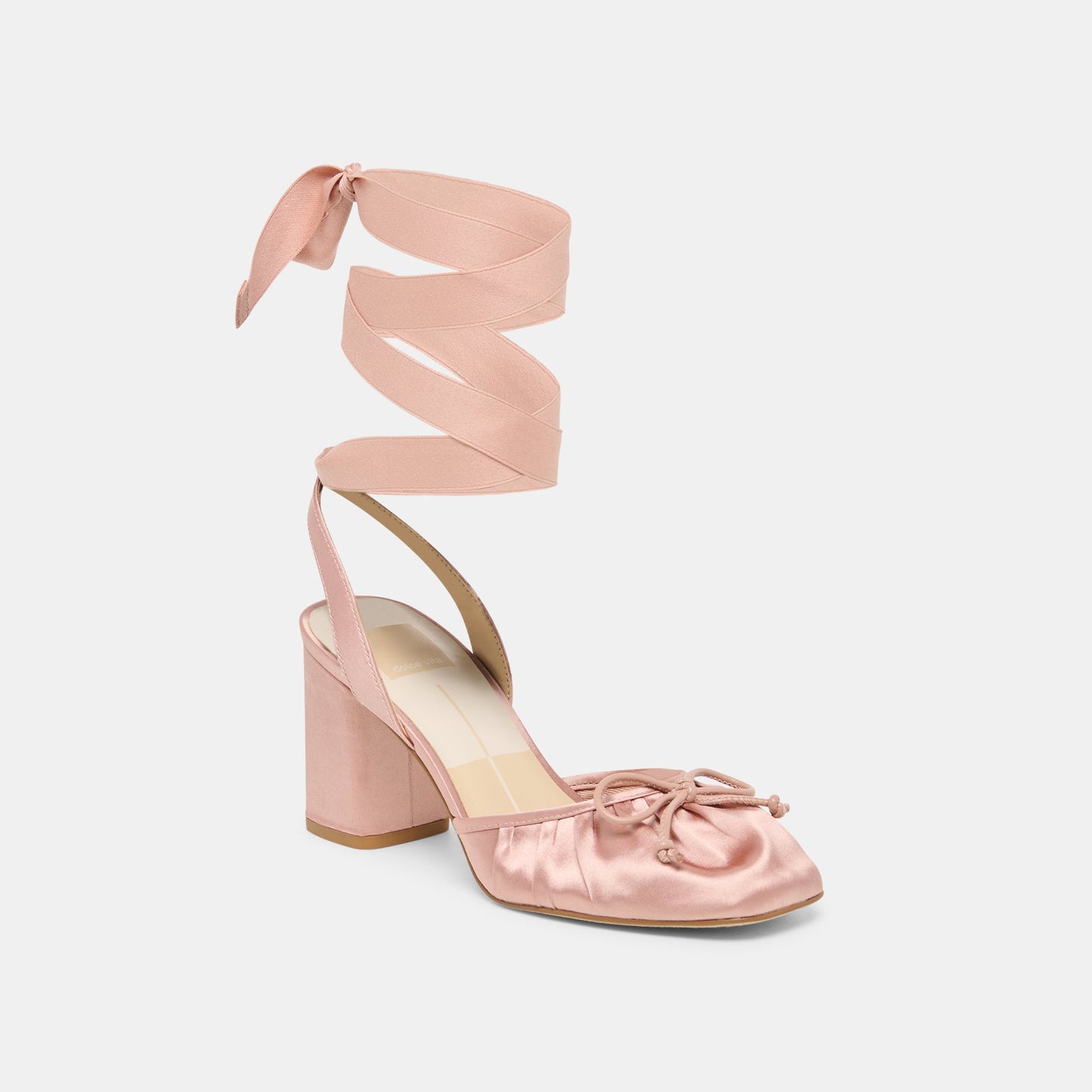 Tisha Lt Blush Satin Heels Dolce Vita Discount