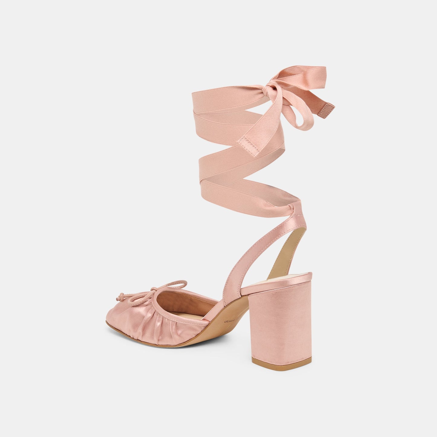 Tisha Lt Blush Satin Heels Dolce Vita Discount
