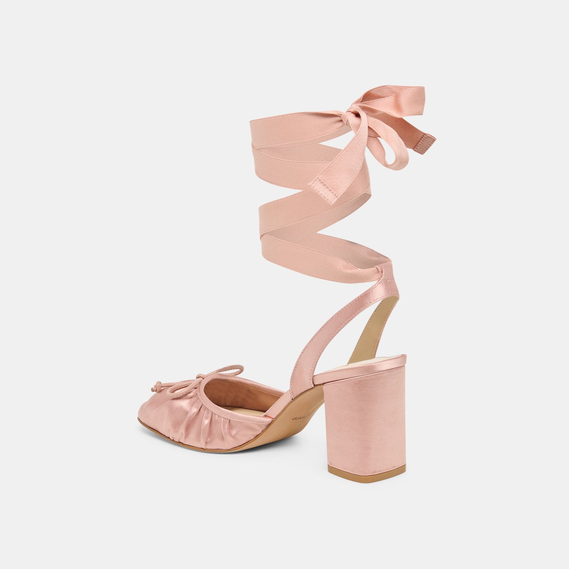 Tisha Lt Blush Satin Heels Dolce Vita Discount