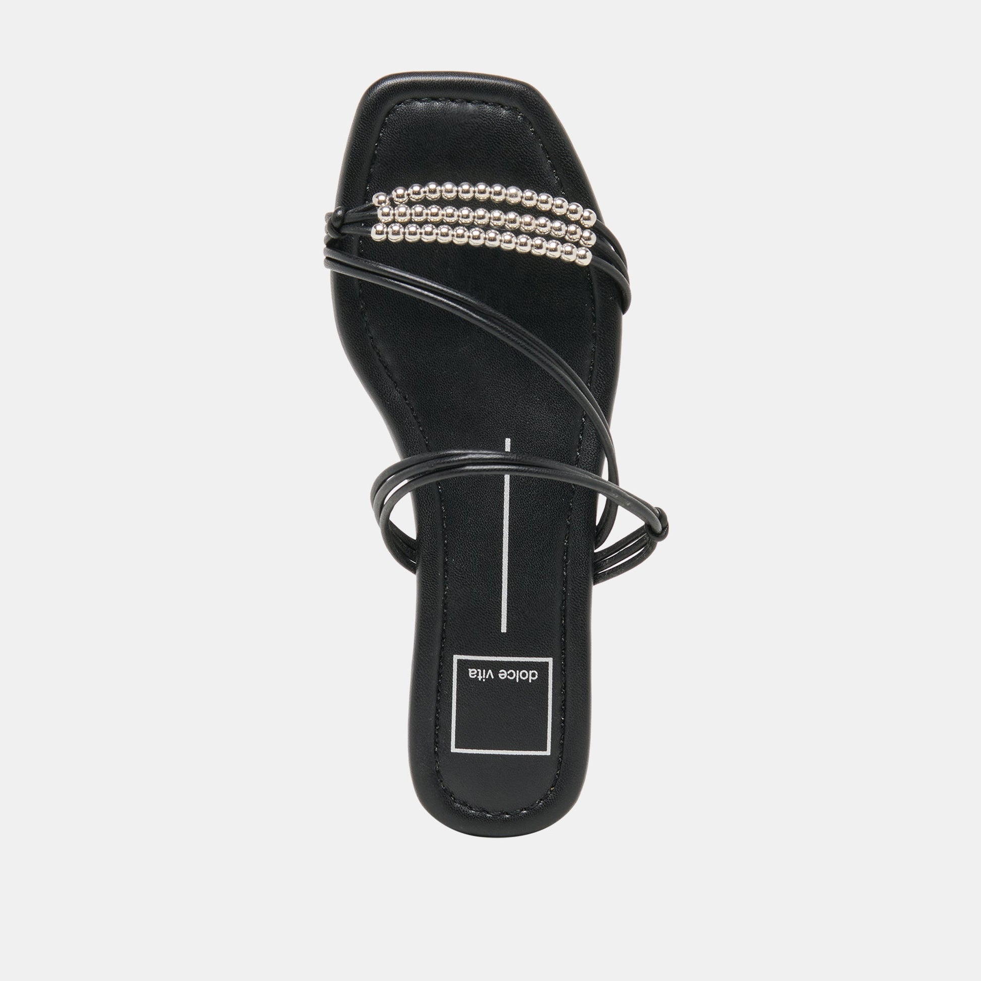 LYNDEE BEAD Black Stella Strappy Open-Toe Sandals Dolce Vita Outlet