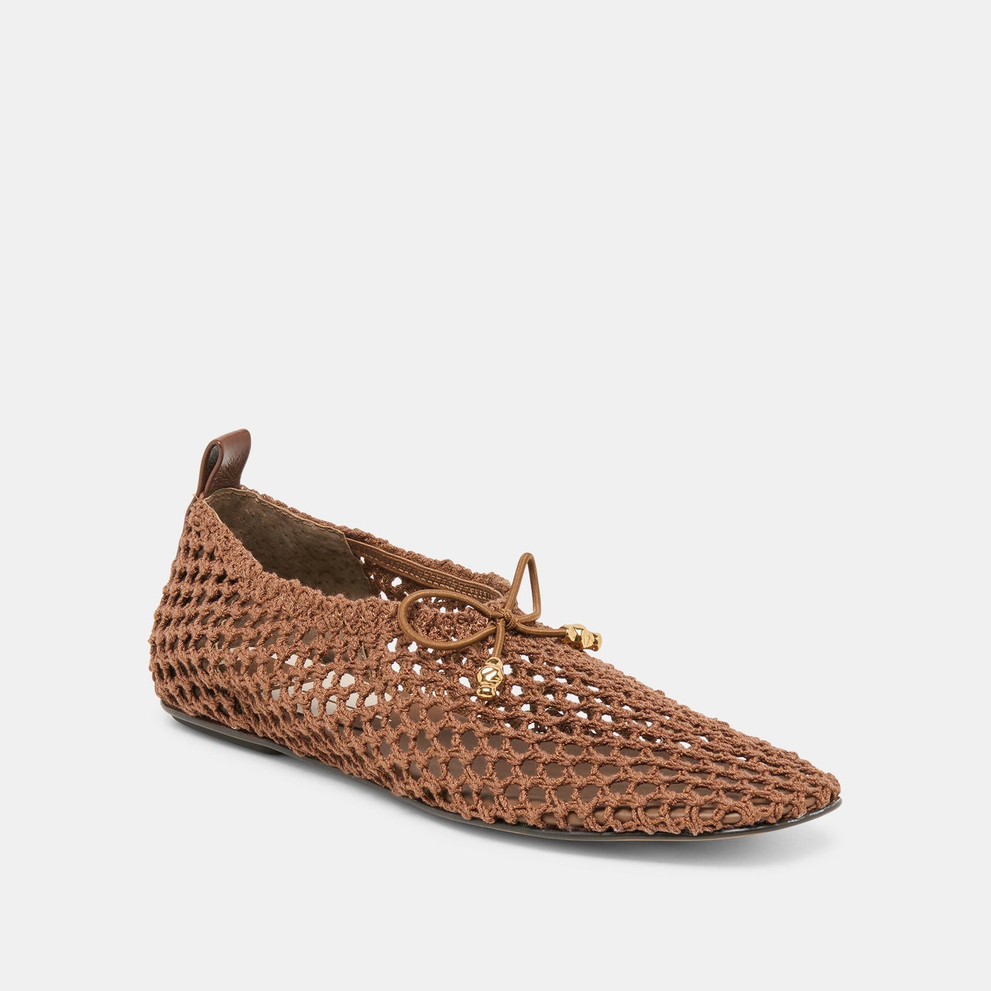 Kaylyn Dk Brown Crochet Flats Dolce Vita For sale