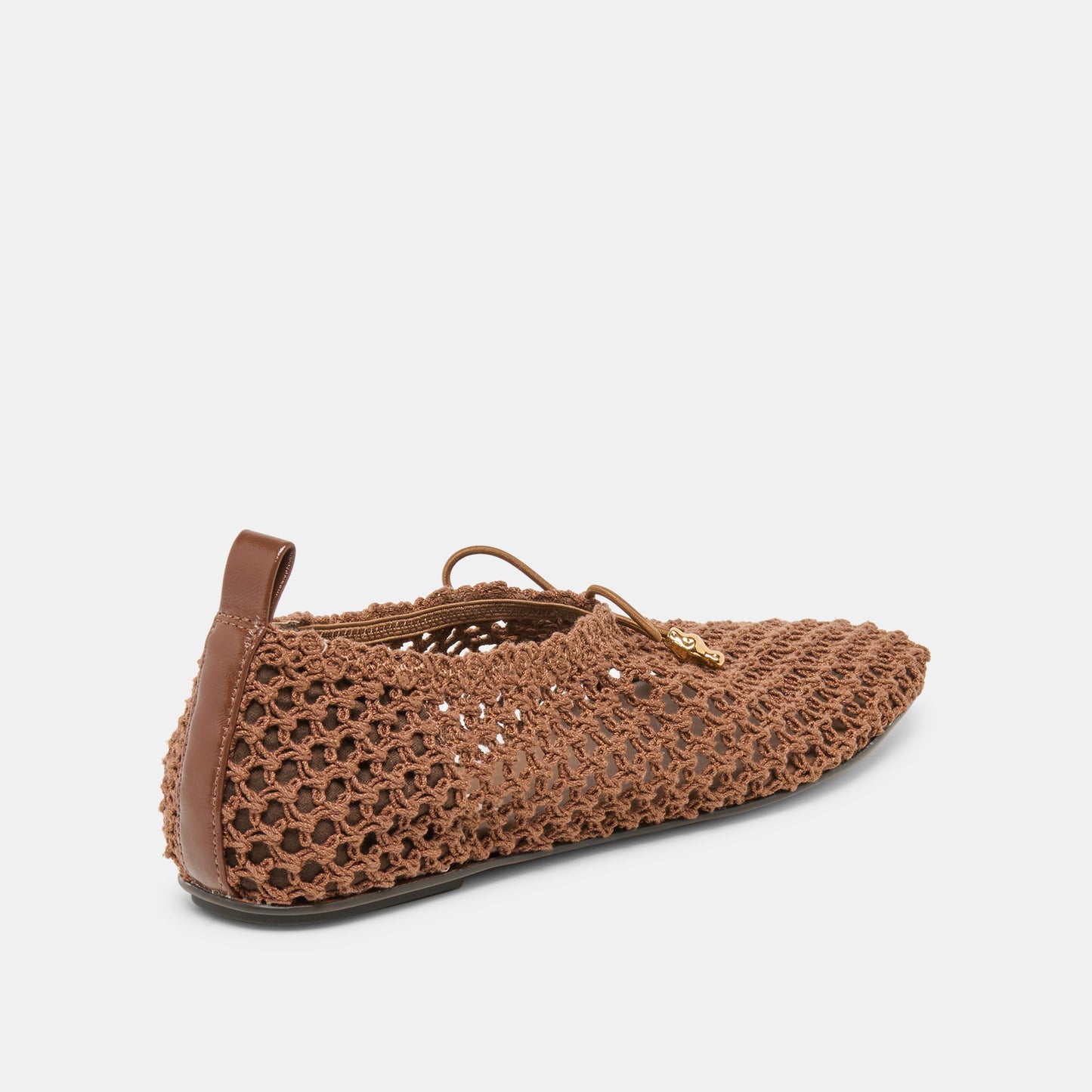 Kaylyn Dk Brown Crochet Flats Dolce Vita For sale