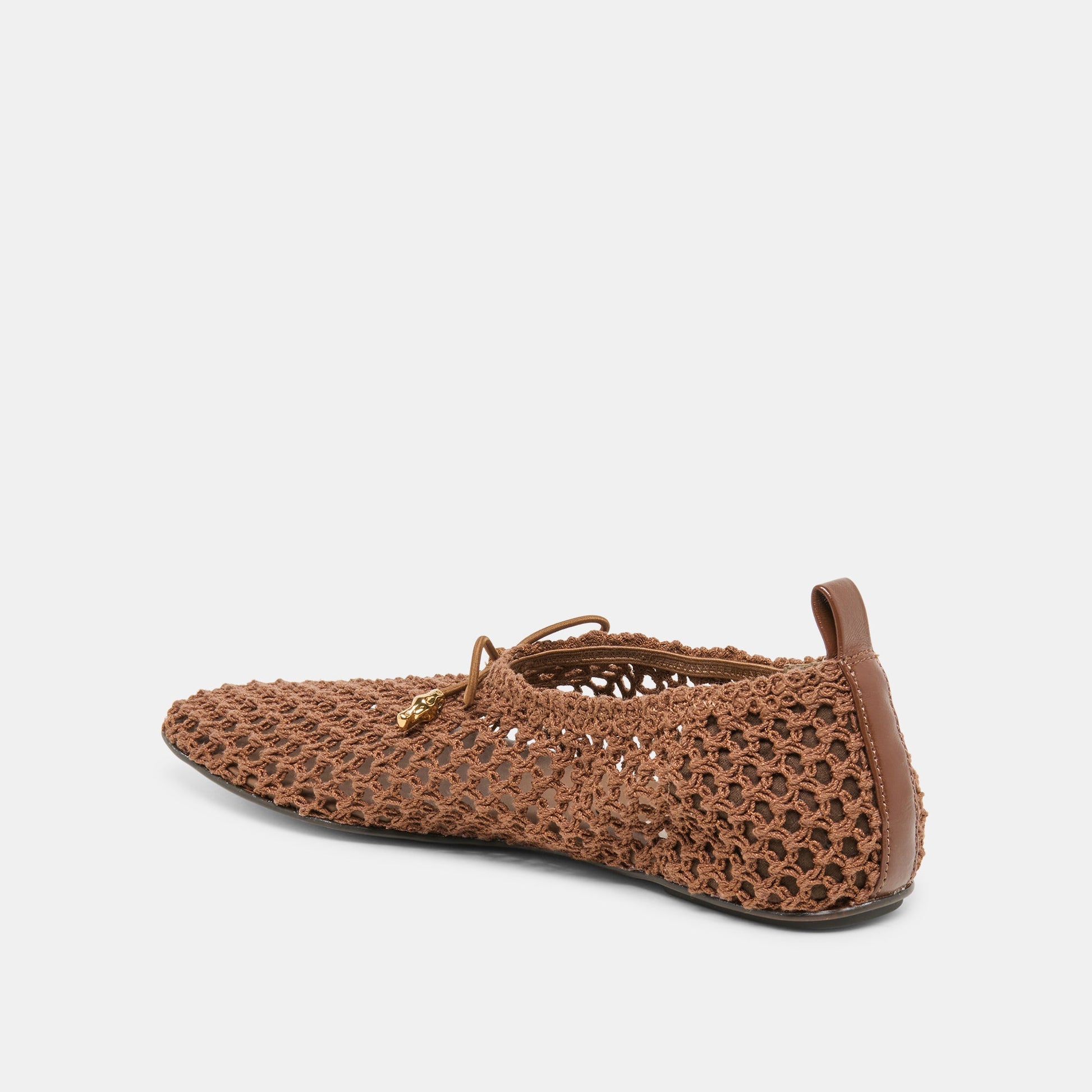 Kaylyn Dk Brown Crochet Flats Dolce Vita For sale