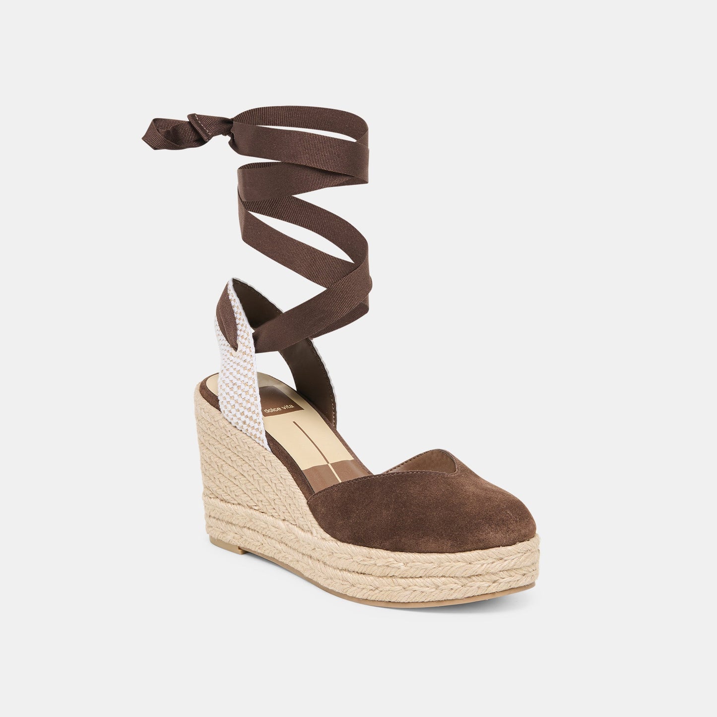 Noura Dk Brown Suede Wedges Dolce Vita Discount