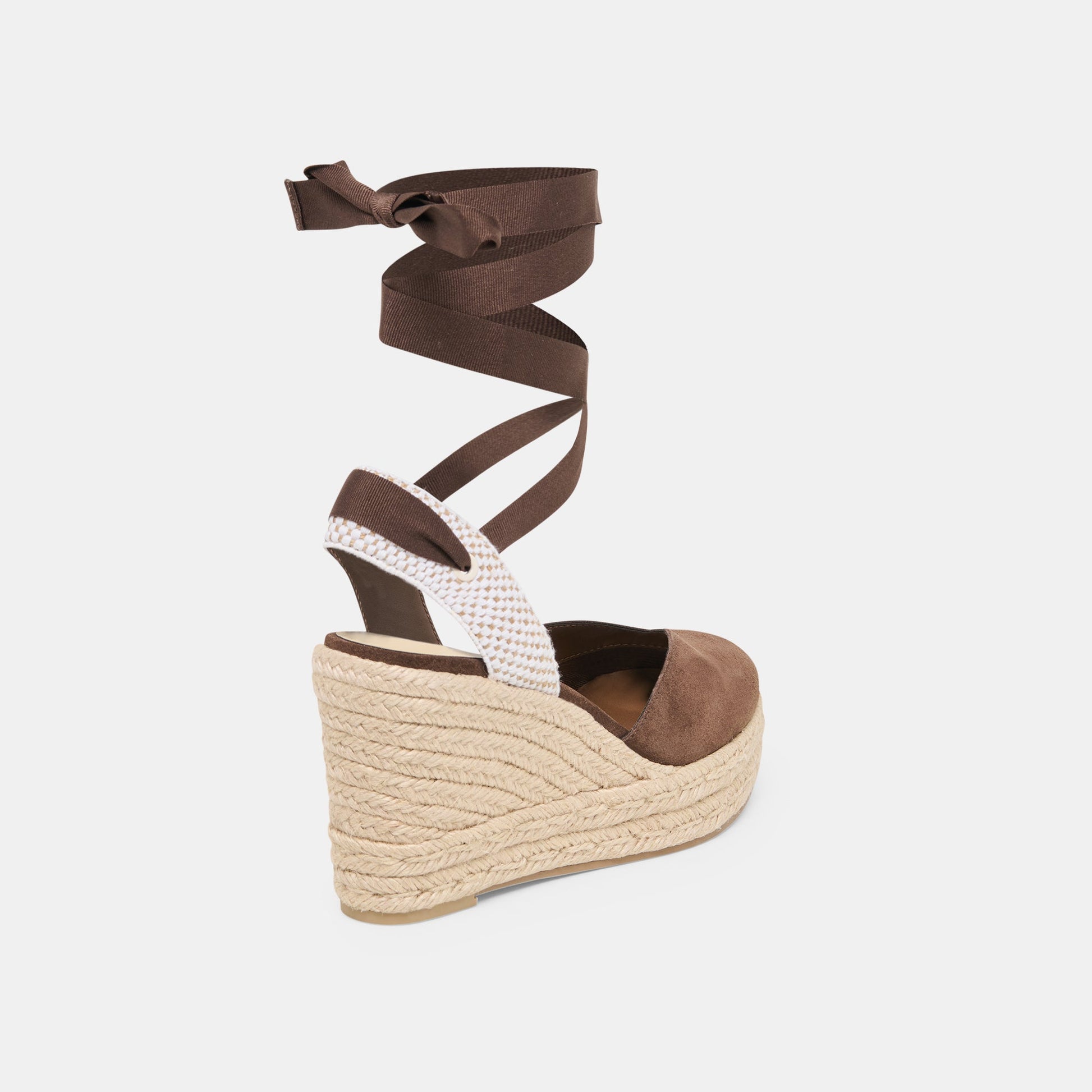 Noura Dk Brown Suede Wedges Dolce Vita Discount