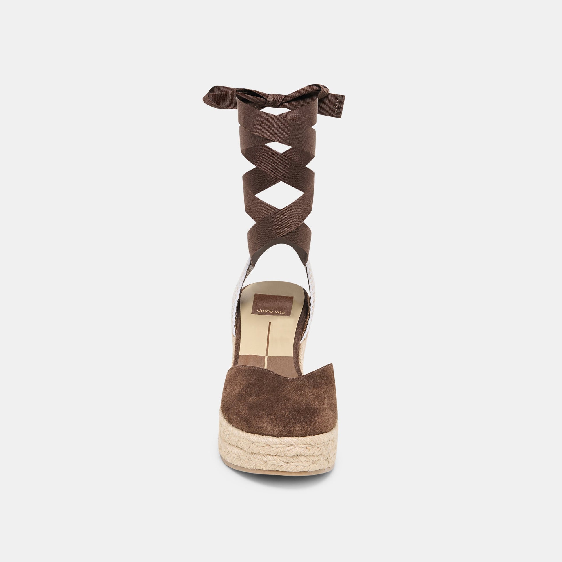 Noura Dk Brown Suede Wedges Dolce Vita Discount