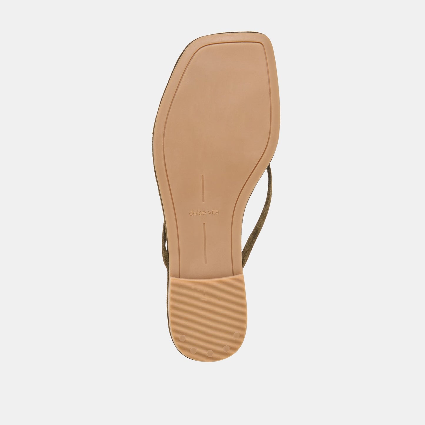 MALTA Dk Olive Suede Buckle Flip-Flop Sandals Dolce Vita Outlet