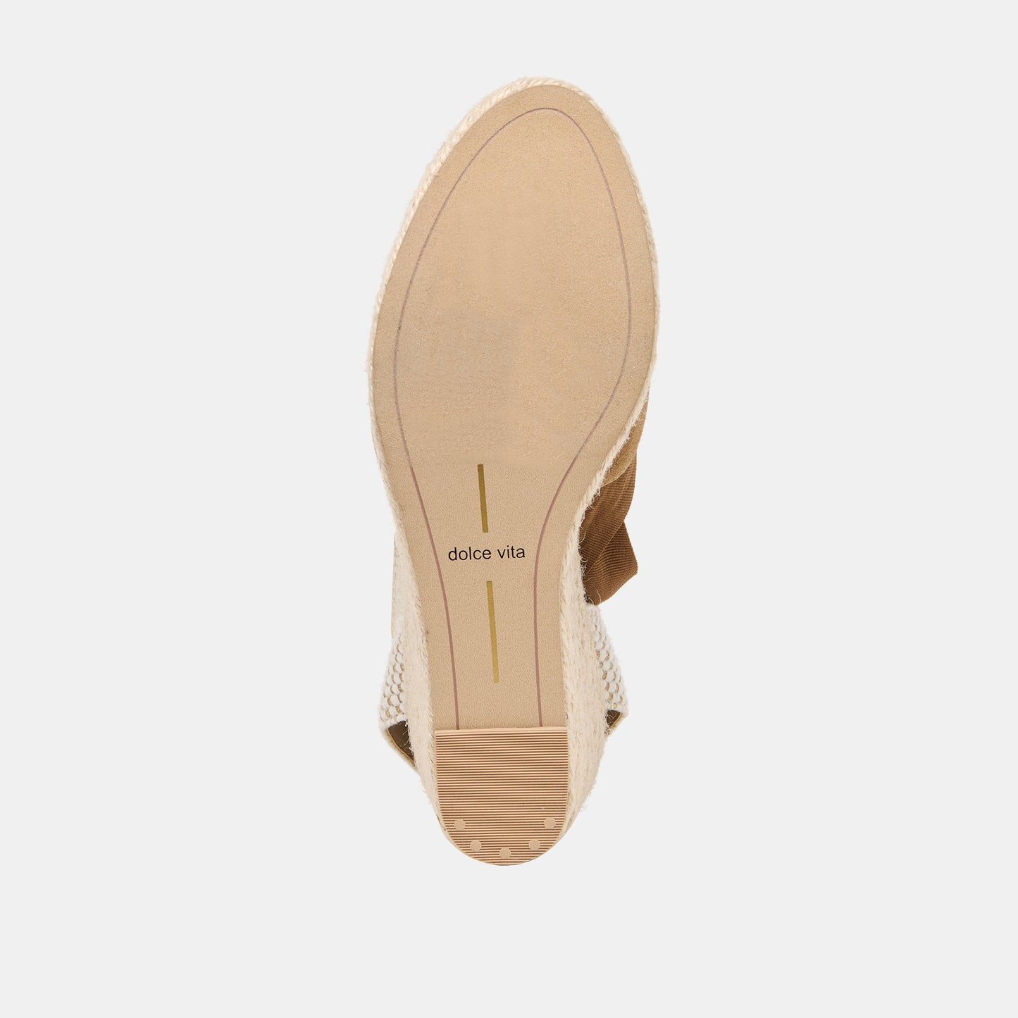 Noura Lt Brown Suede Wedges Dolce Vita New